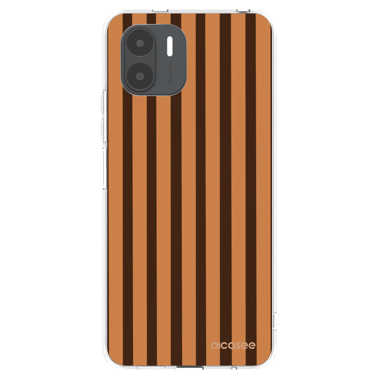 Picasee husă transparentă din silicon pentru Xiaomi Redmi A2 - Caramel lines