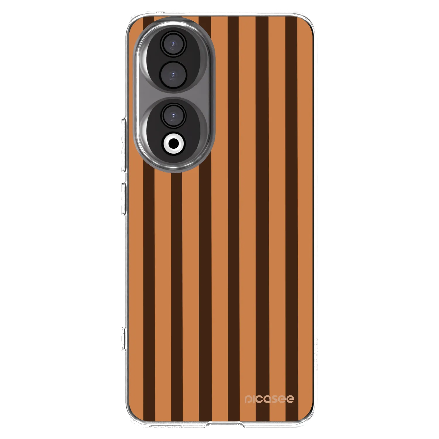 Picasee husă transparentă din silicon pentru Honor 90 5G - Caramel lines