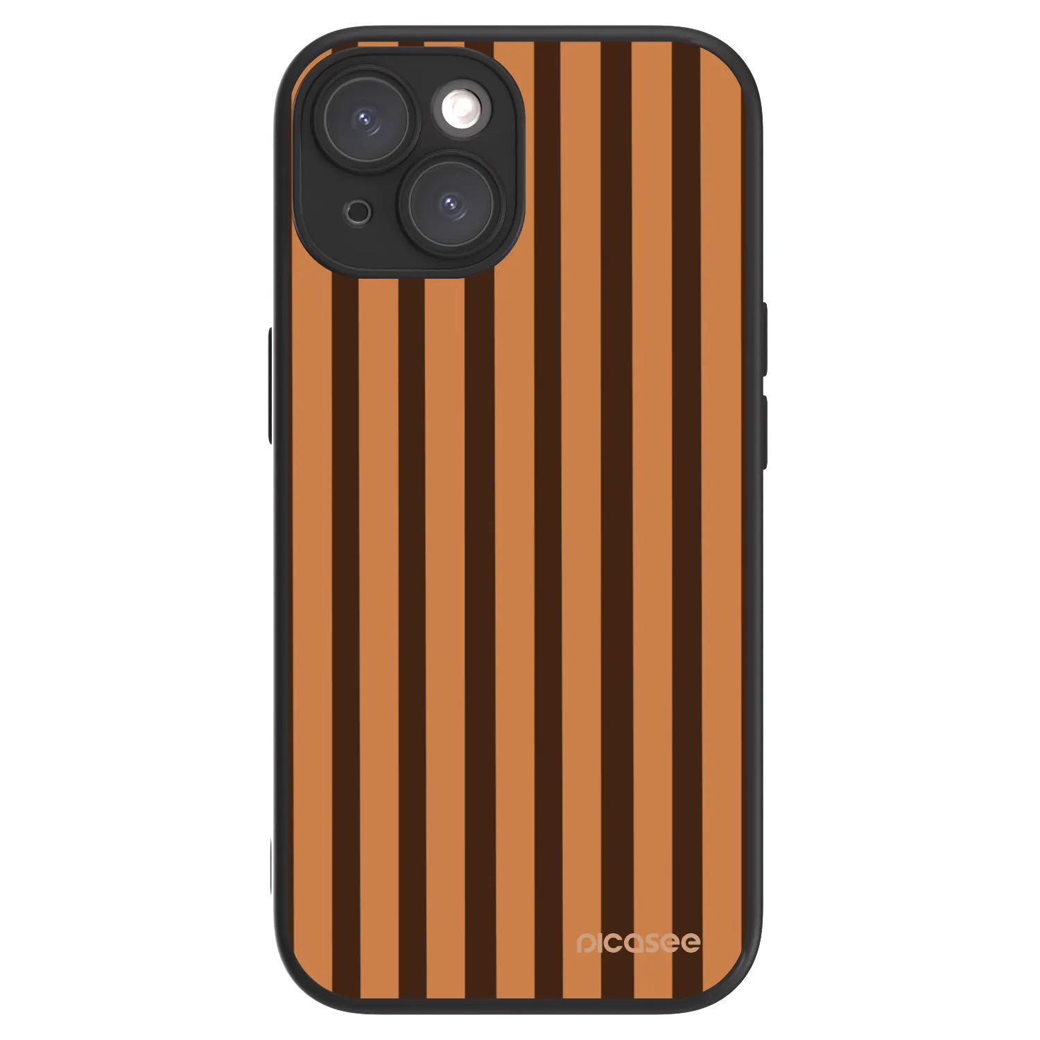 Picasee ULTIMATE CASE MagSafe pentru Apple iPhone 15 - Caramel lines
