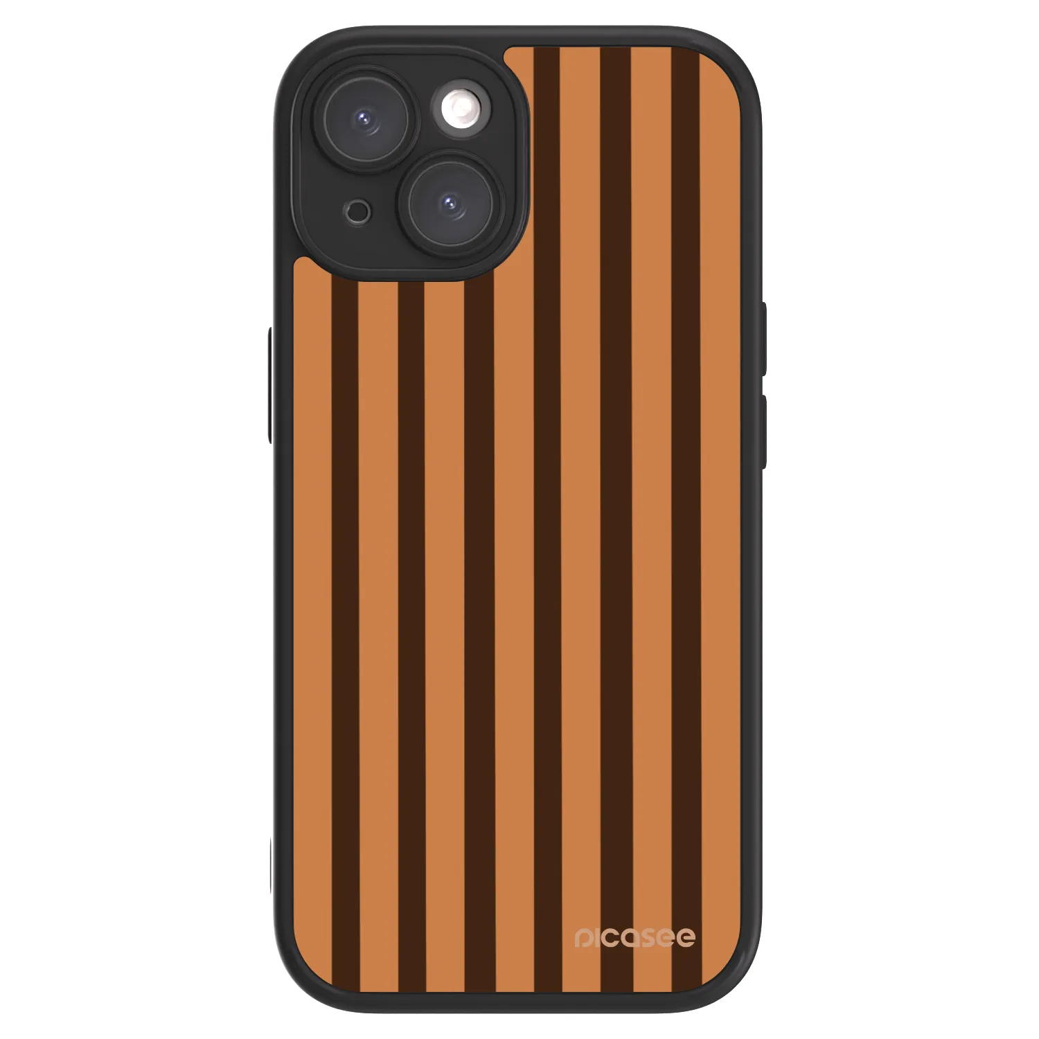 Picasee ULTIMATE CASE pentru Apple iPhone 15 - Caramel lines