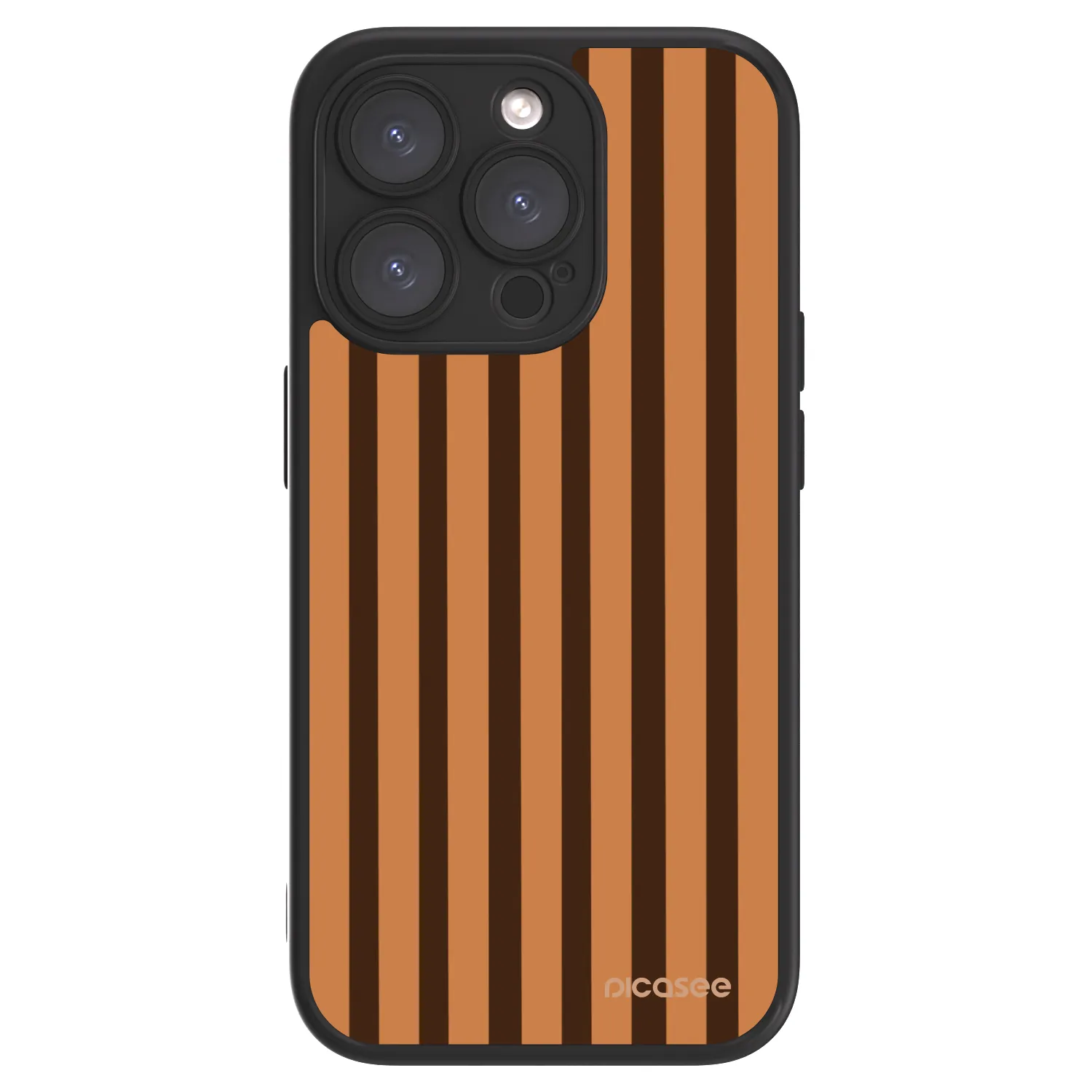 Picasee ULTIMATE CASE MagSafe pentru Apple iPhone 15 Pro - Caramel lines