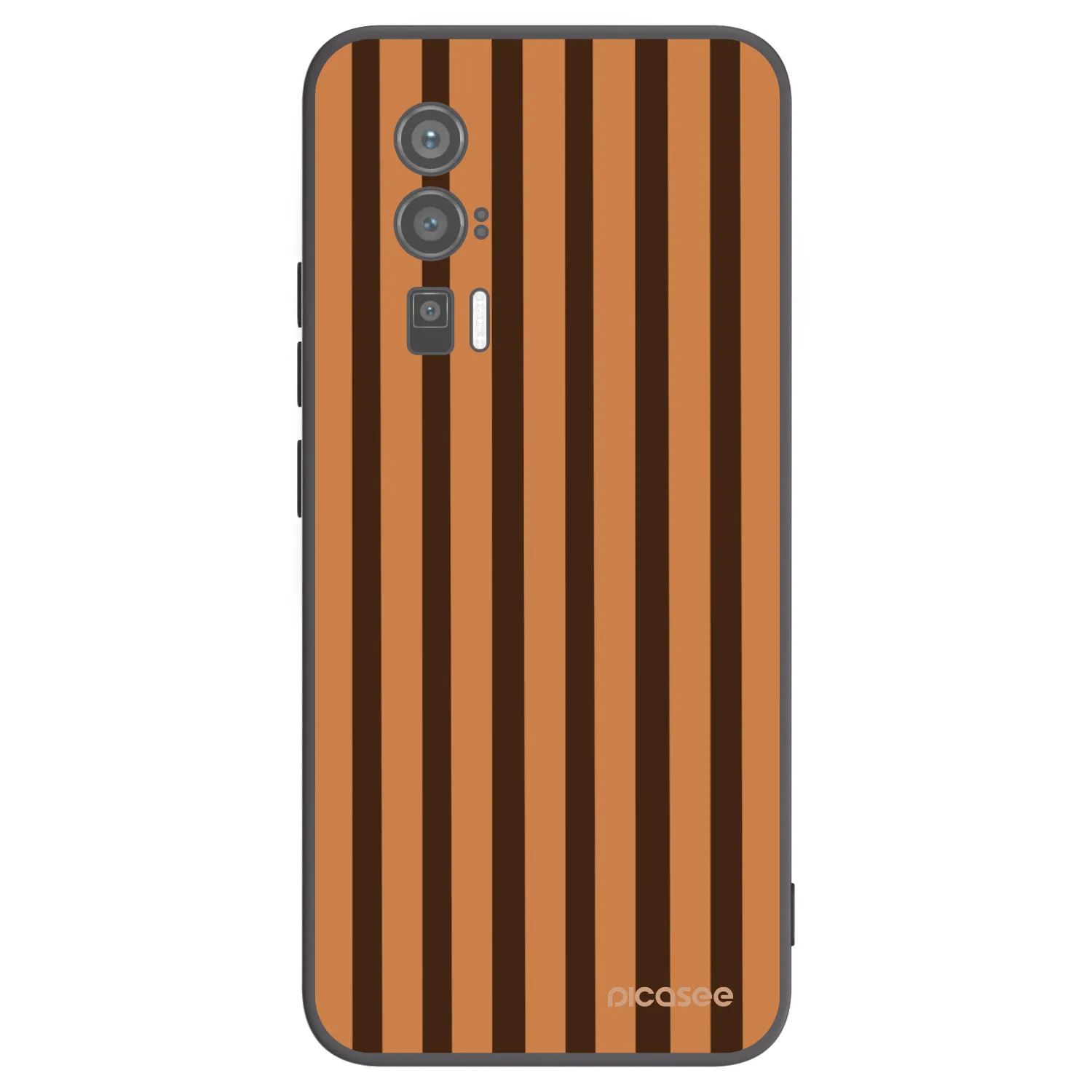 Picasee husă neagră din silicon pentru Xiaomi Poco F5 Pro 5G - Caramel lines