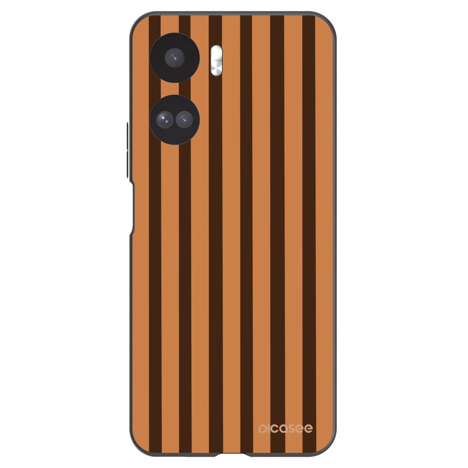 Picasee husă neagră din silicon pentru Honor 90 Lite 5G - Caramel lines