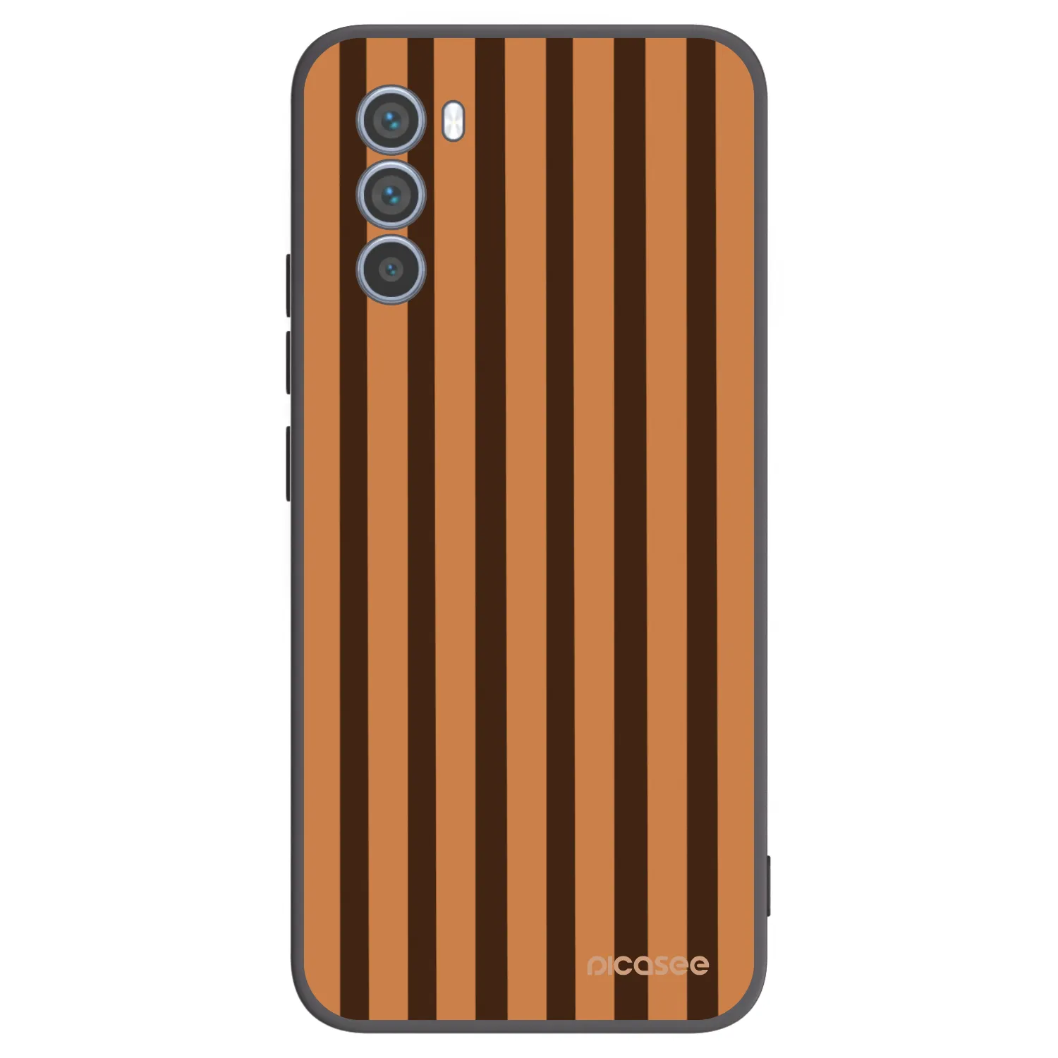 Picasee husă neagră din silicon pentru Motorola Moto G62 - Caramel lines