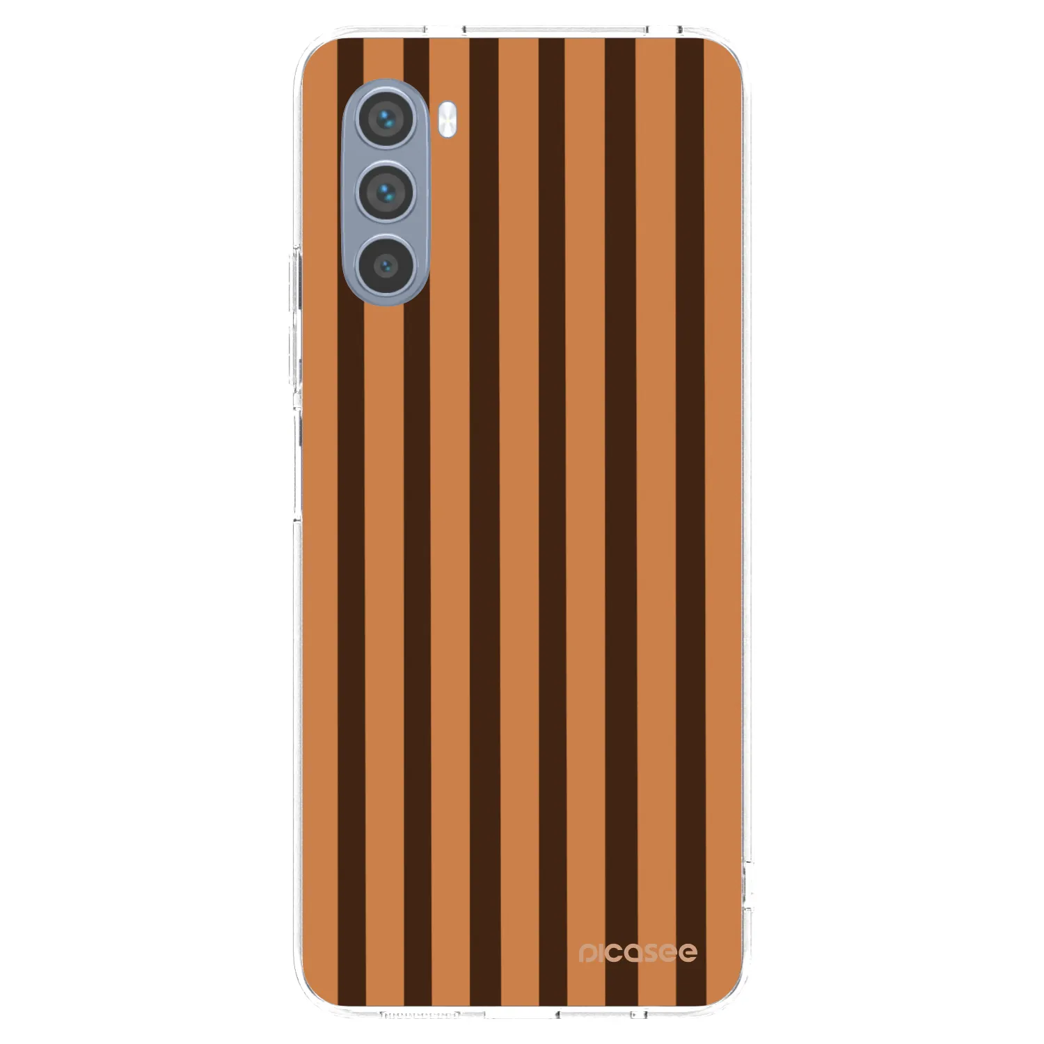 Picasee husă transparentă din silicon pentru Motorola Moto G62 - Caramel lines