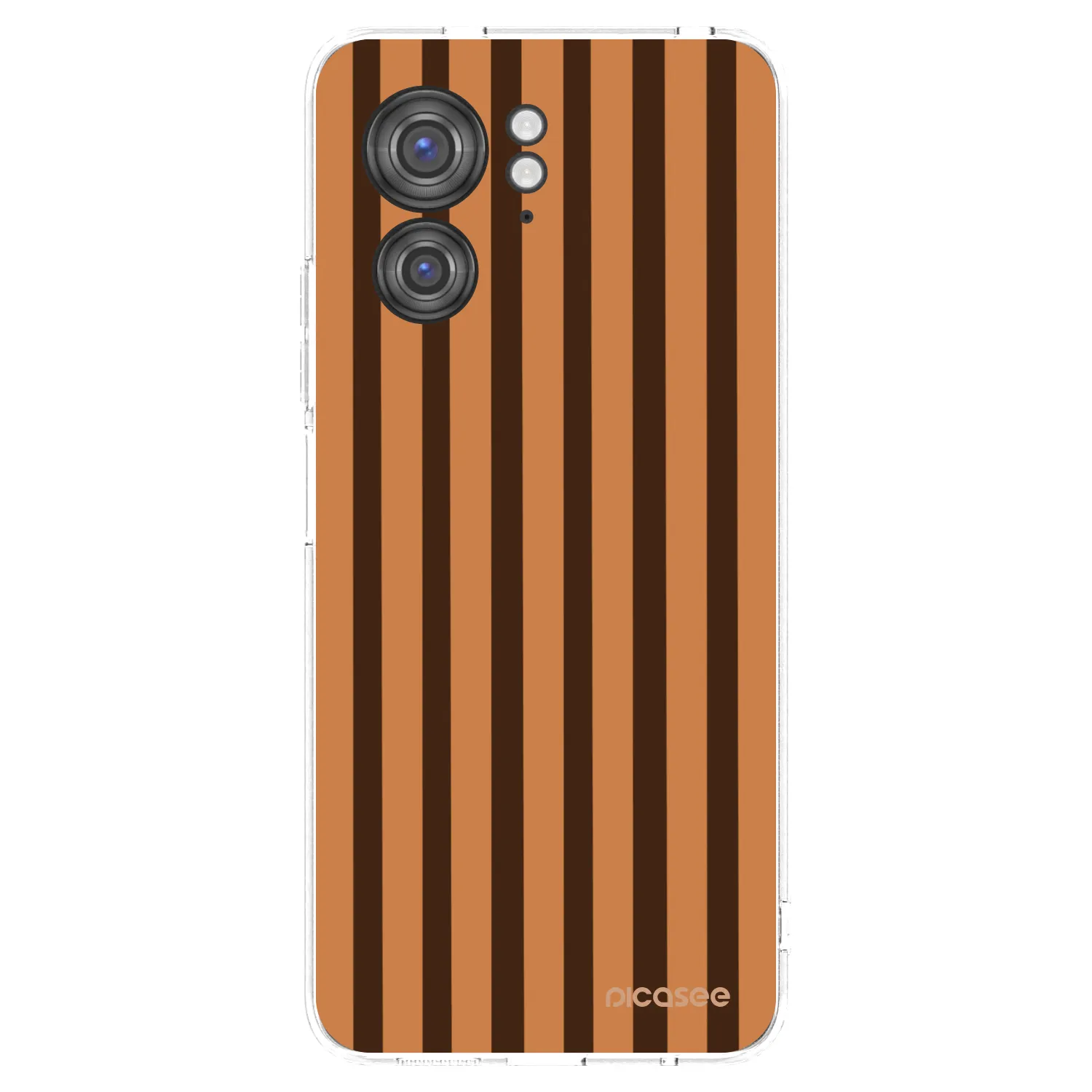 Picasee husă transparentă din silicon pentru Motorola Edge 40 - Caramel lines