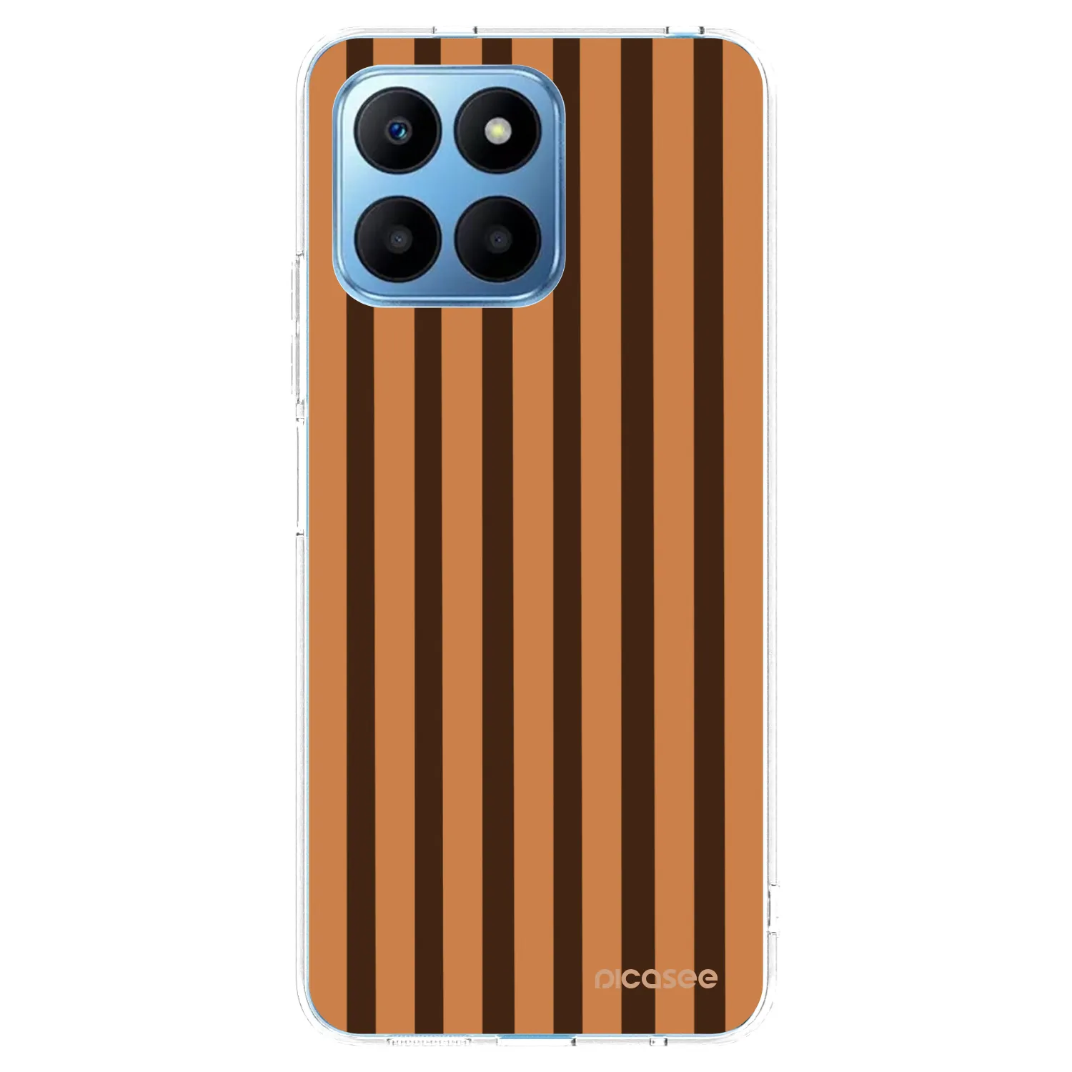 Picasee husă transparentă din silicon pentru Honor 70 Lite - Caramel lines