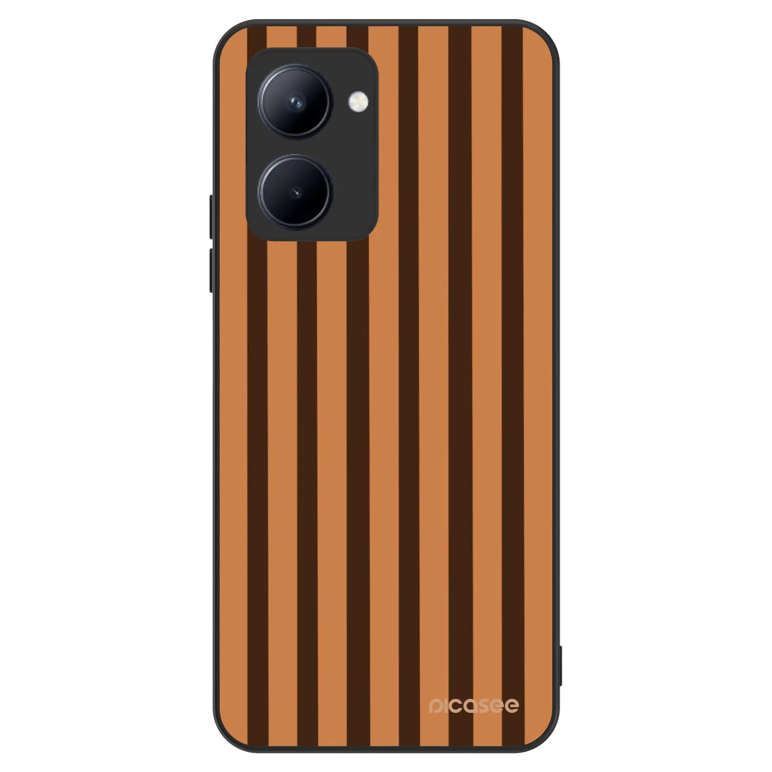 Picasee ULTIMATE CASE pentru Realme C33 (2023) - Caramel lines