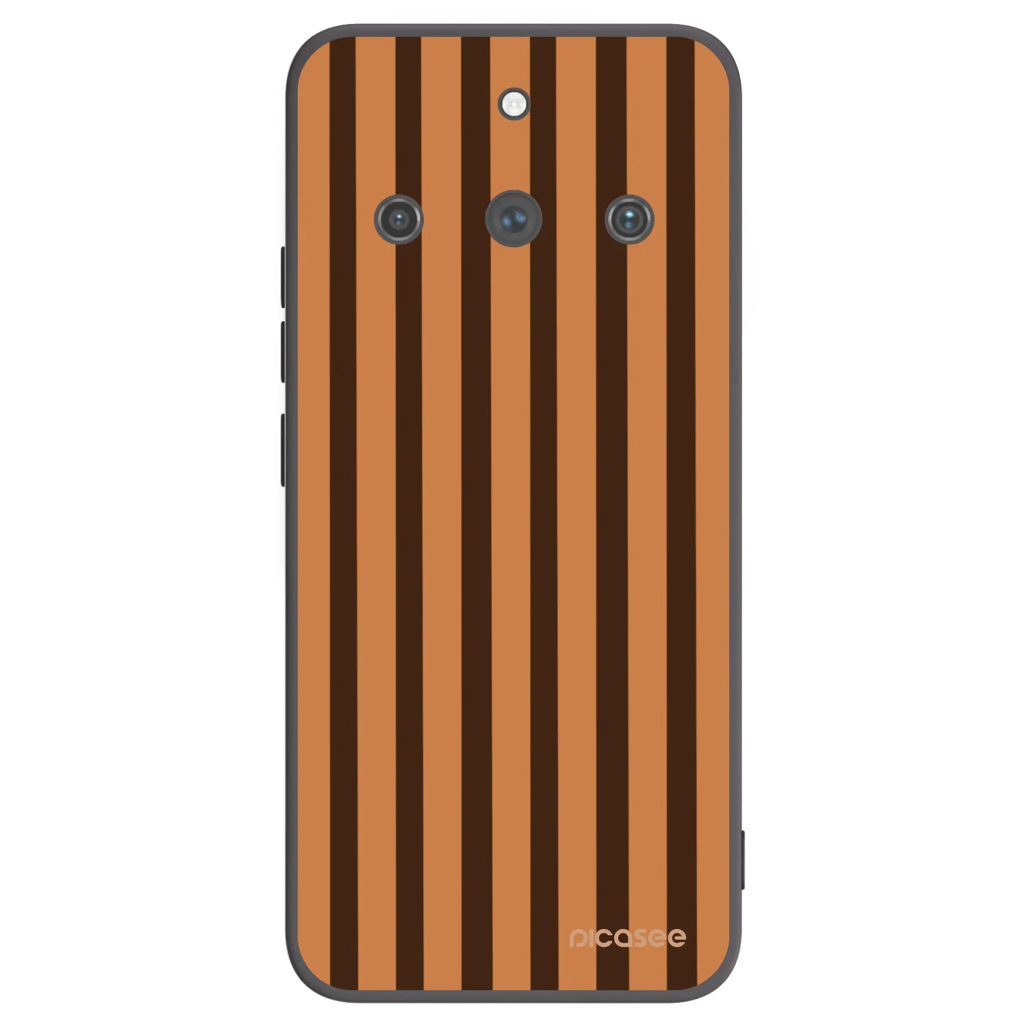 Picasee husă neagră din silicon pentru Realme 11 Pro+ - Caramel lines