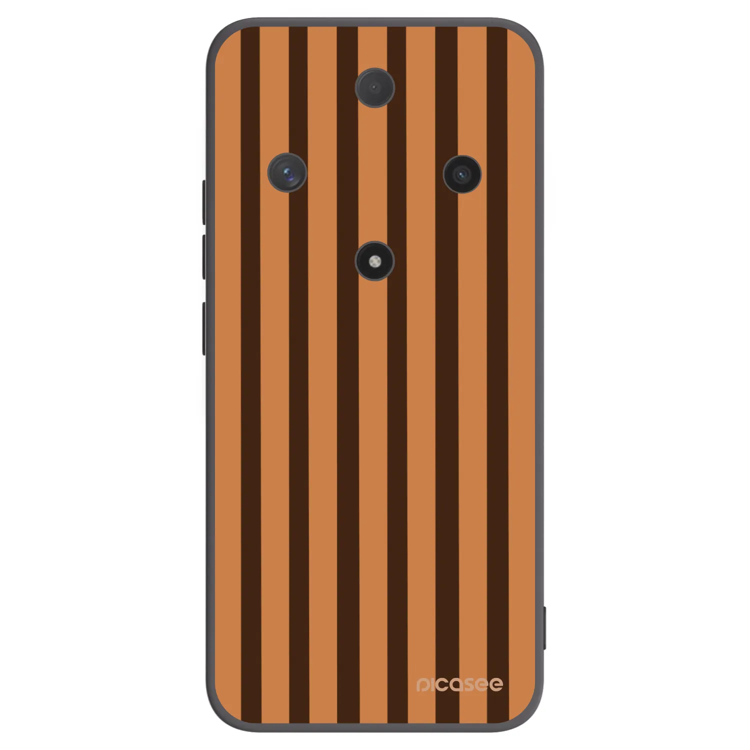 Picasee husă neagră din silicon pentru Honor Magic6 Lite 5G - Caramel lines