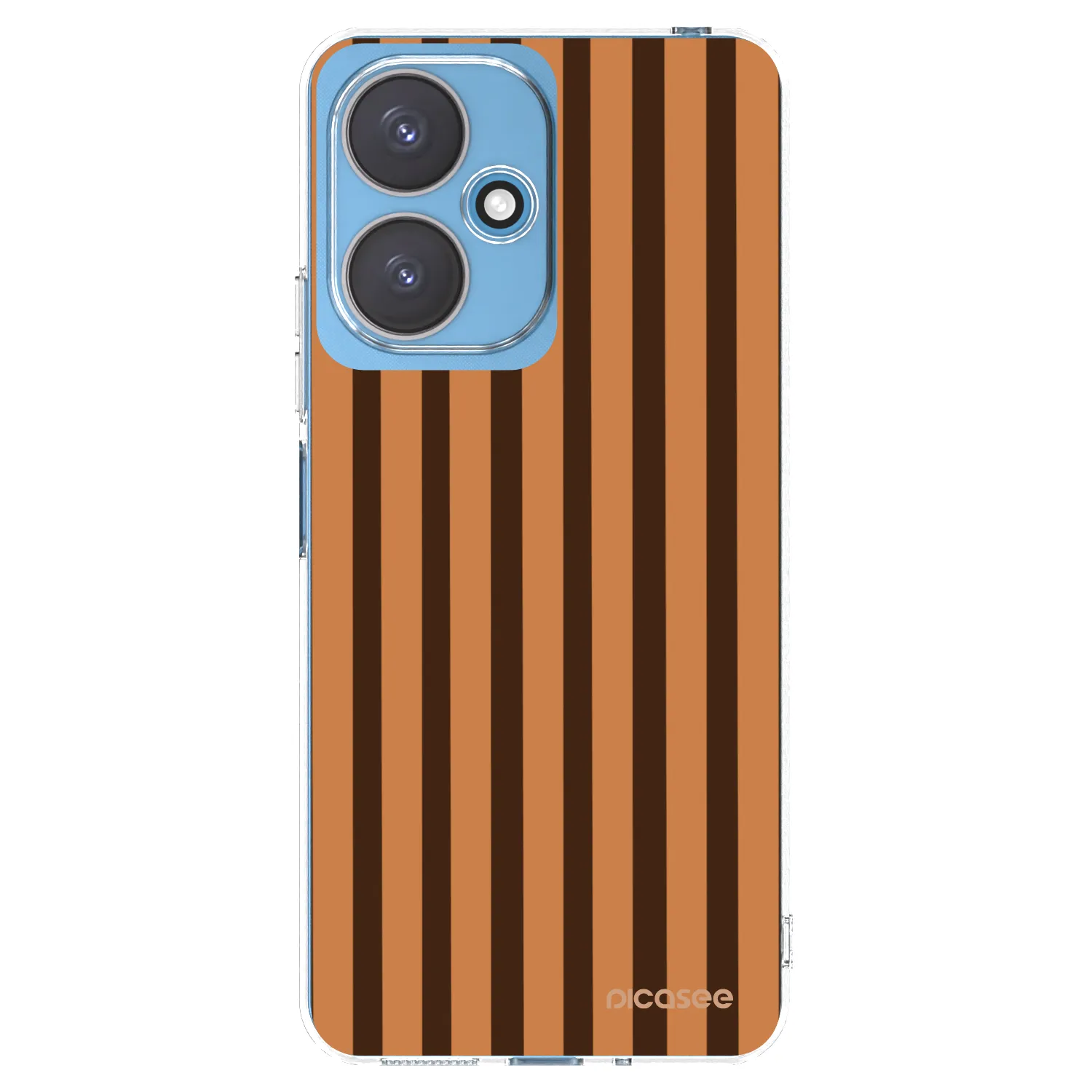 Picasee husă transparentă din silicon pentru Xiaomi Redmi 13C 5G - Caramel lines
