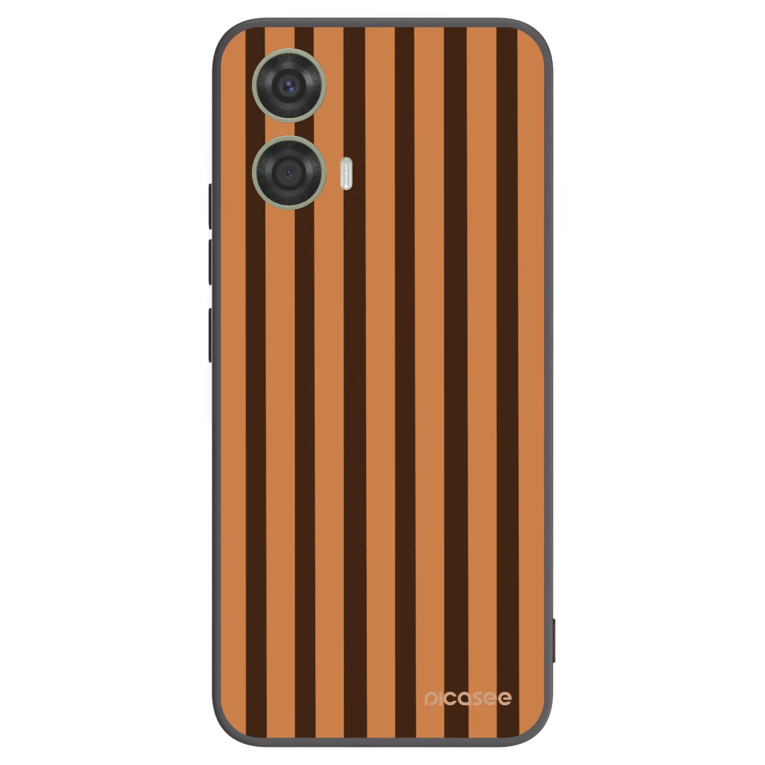 Picasee husă neagră din silicon pentru Motorola Moto G24 - Caramel lines