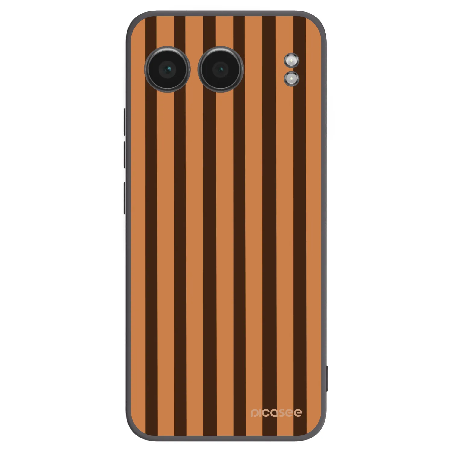 Picasee husă neagră din silicon pentru OnePlus Nord 4 - Caramel lines