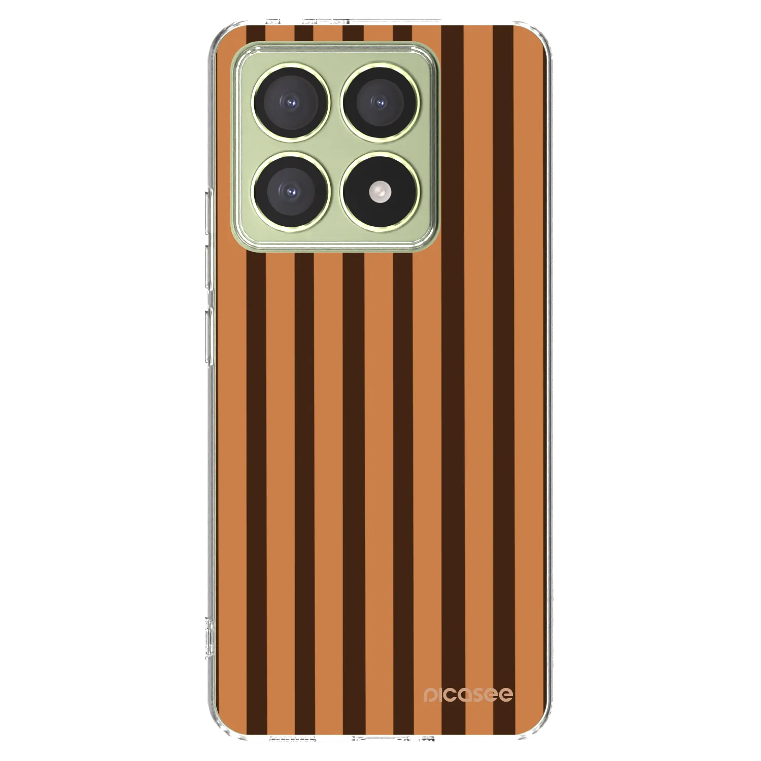 Picasee husă transparentă din silicon pentru Xiaomi 14T - Caramel lines