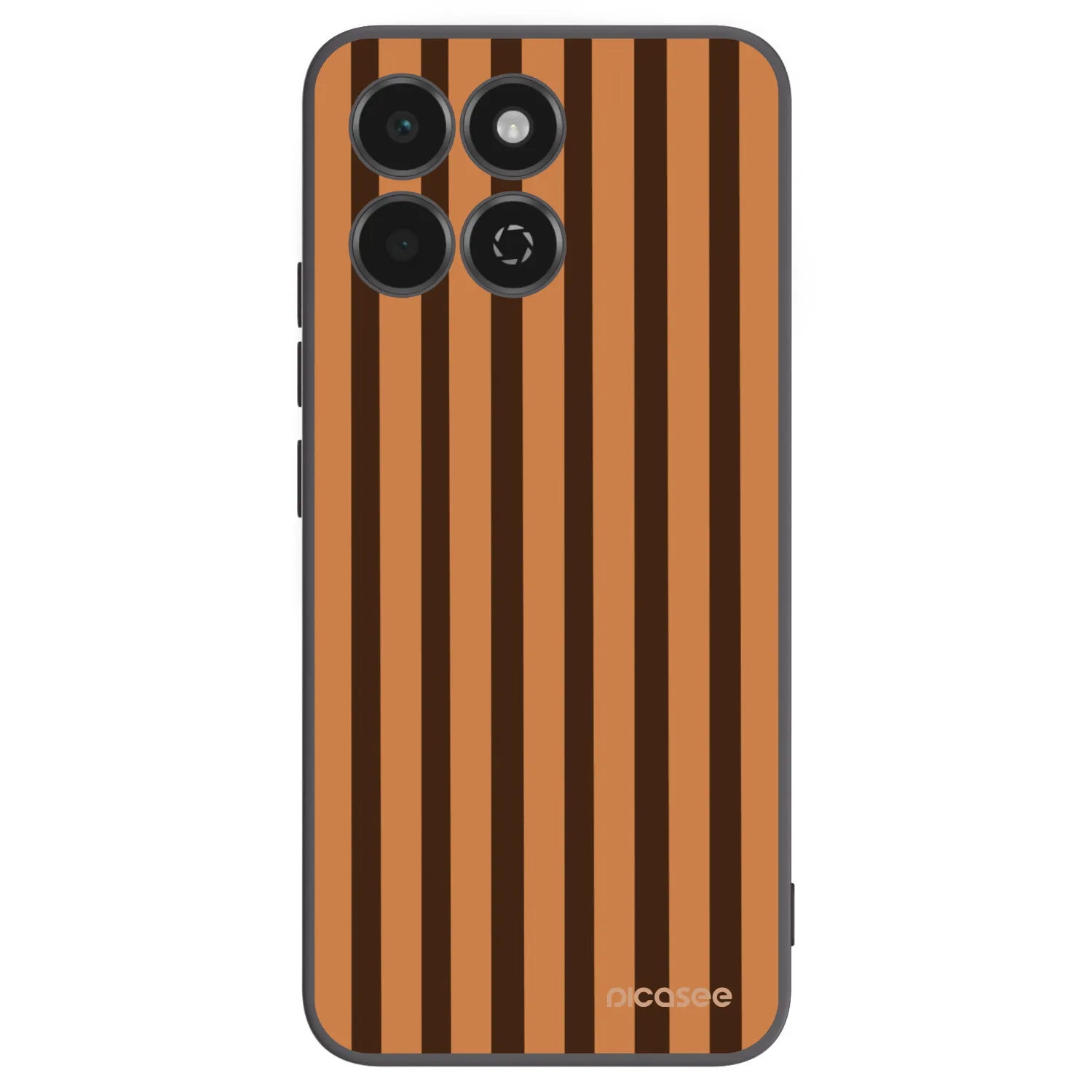 Picasee husă neagră din silicon pentru Honor 200 Smart 5G - Caramel lines