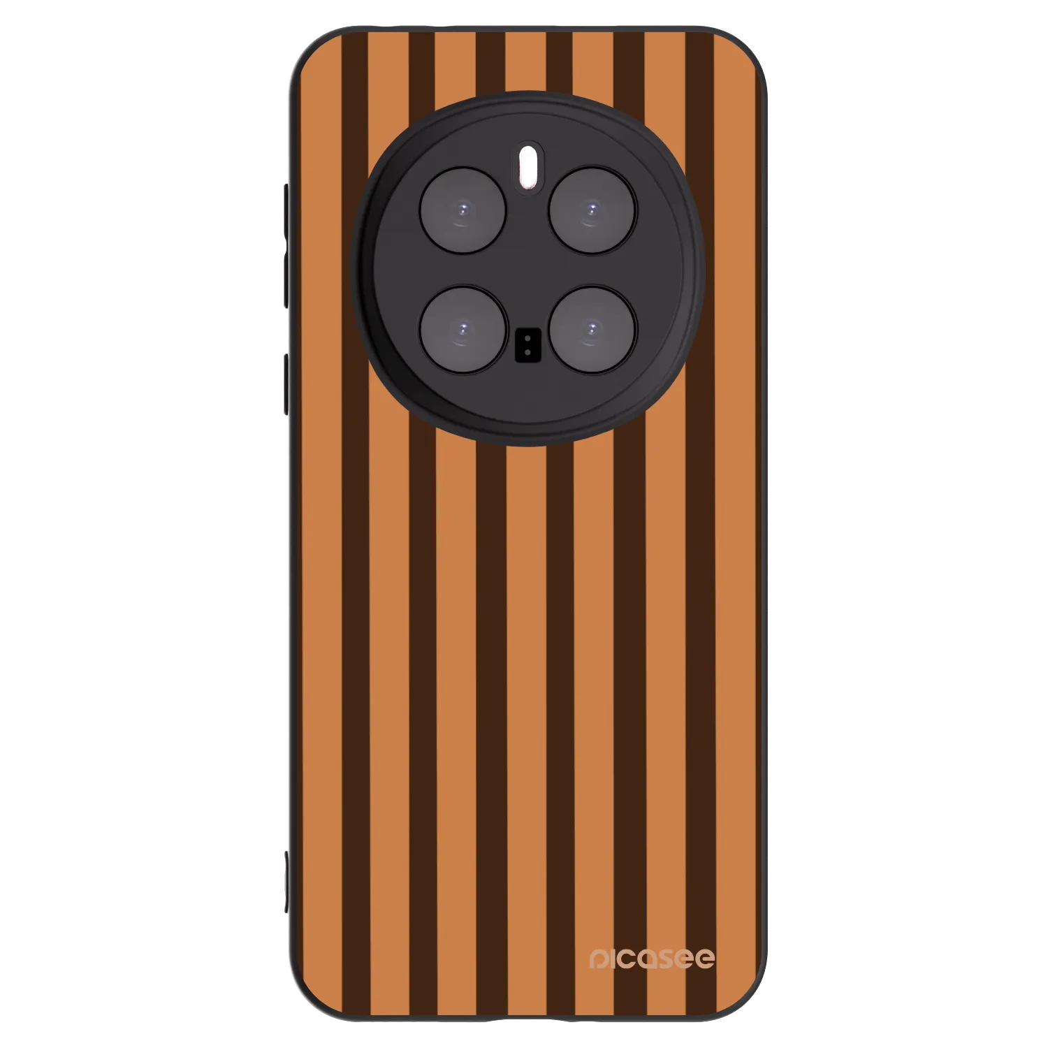 Picasee husă neagră din silicon pentru Honor Magic7 Pro 5G - Caramel lines