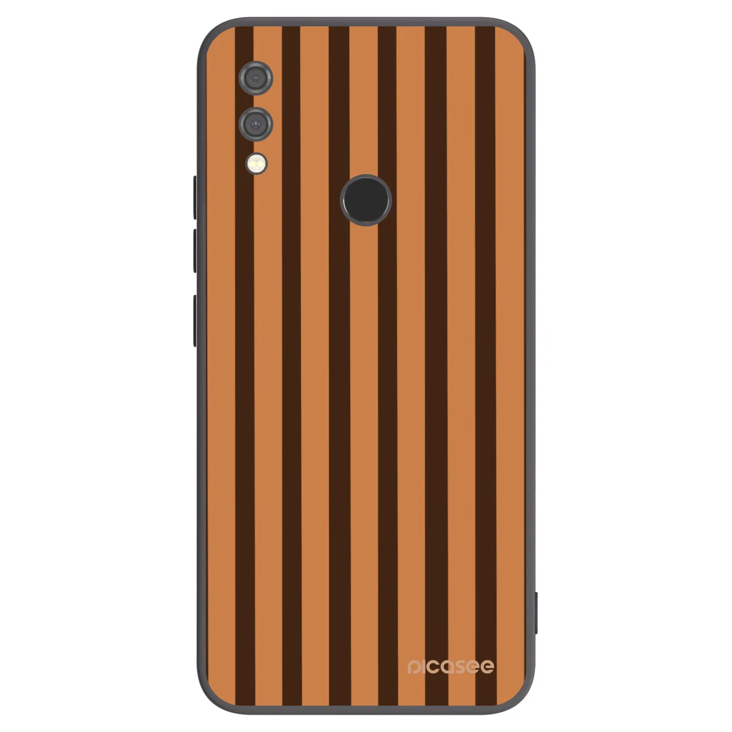 Picasee husă neagră din silicon pentru Xiaomi Redmi Note 7 - Caramel lines