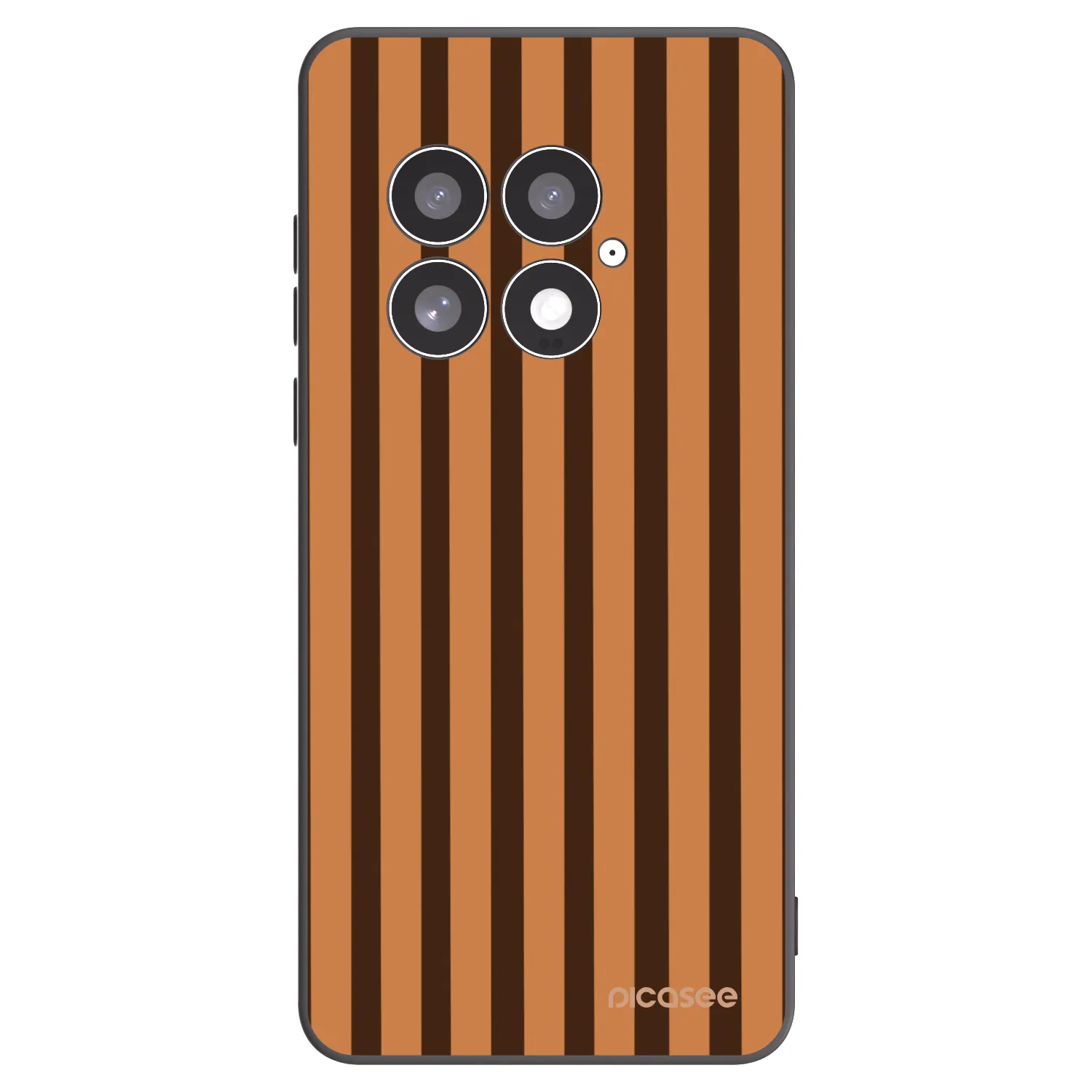 Picasee husă neagră din silicon pentru OnePlus 13 5G - Caramel lines