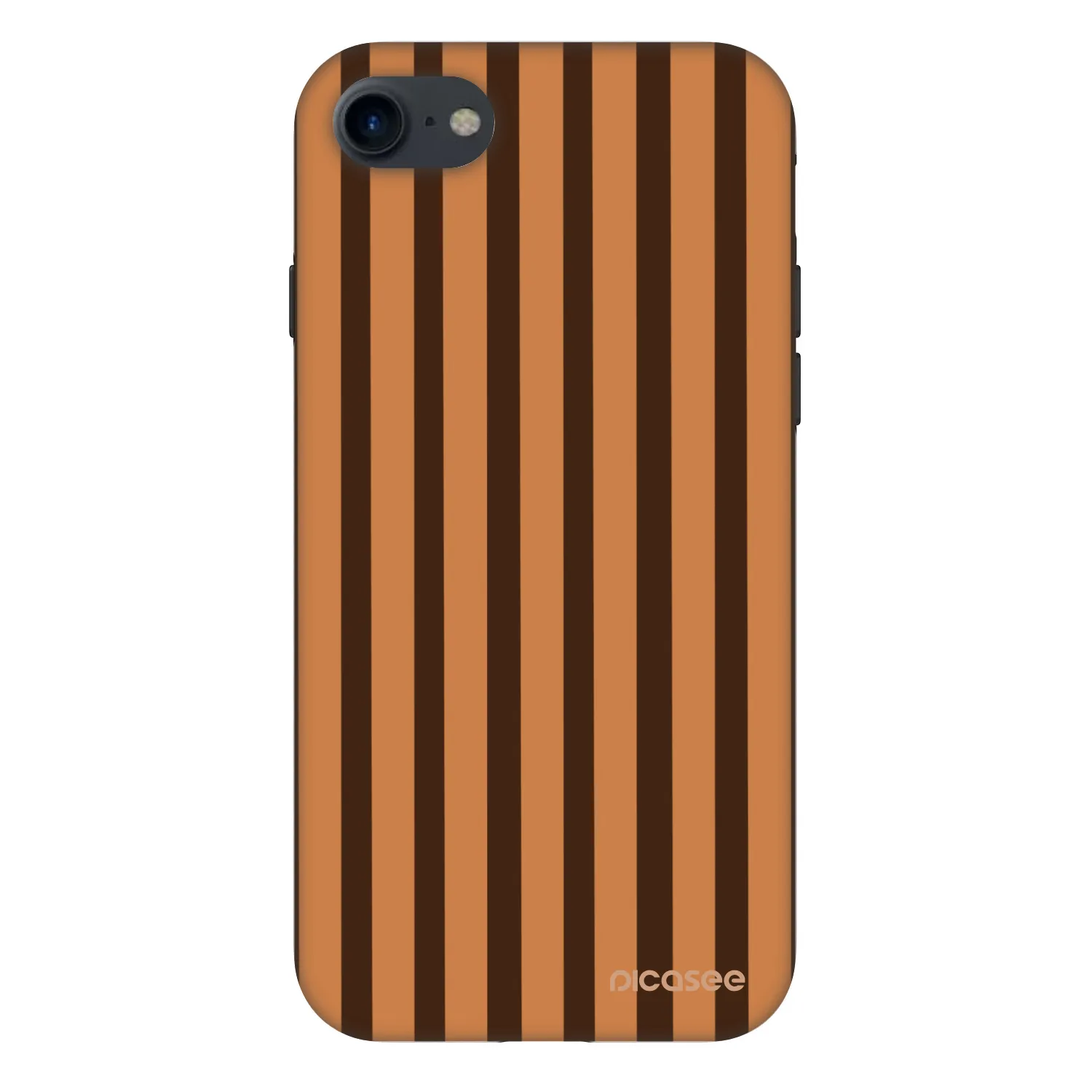 Picasee Fashion Case pentru Apple iPhone 7 - Caramel lines