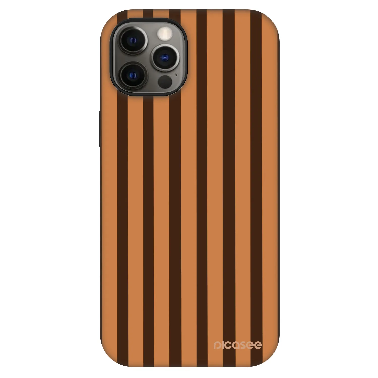 Picasee Fashion Case MagSafe pentru Apple iPhone 12 - Caramel lines