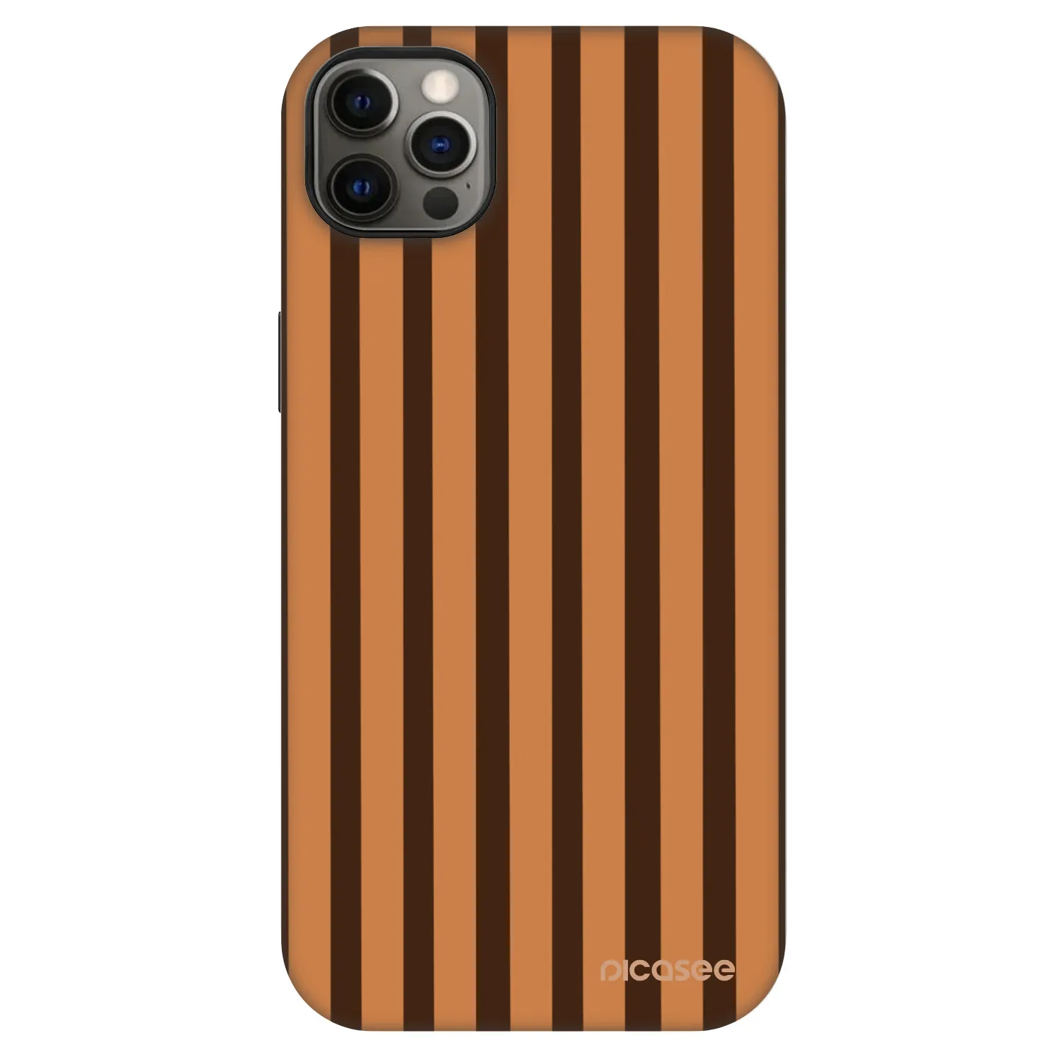 Picasee Fashion Case MagSafe pentru Apple iPhone 12 Pro Max - Caramel lines