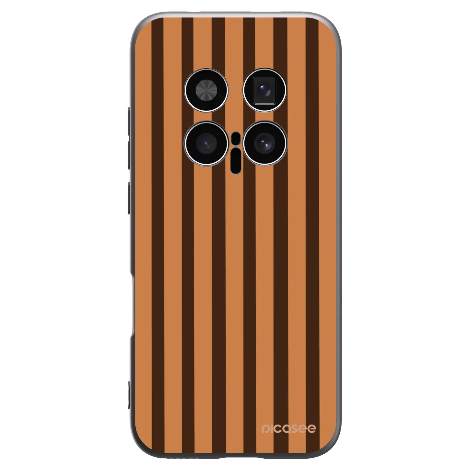 Picasee husă neagră din silicon pentru Honor Magic8 Pro 5G - Caramel lines