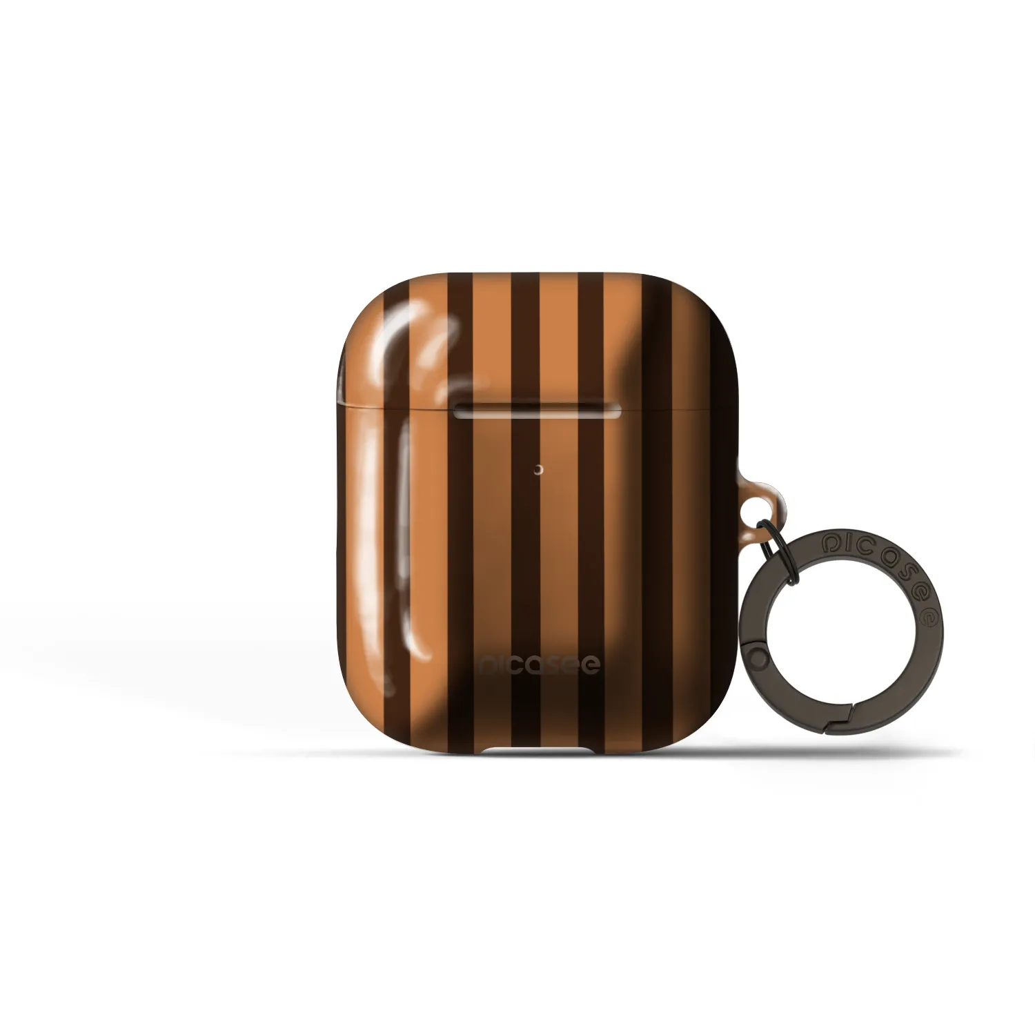 Picasee Obal pro Apple AirPods 2 - Caramel lines