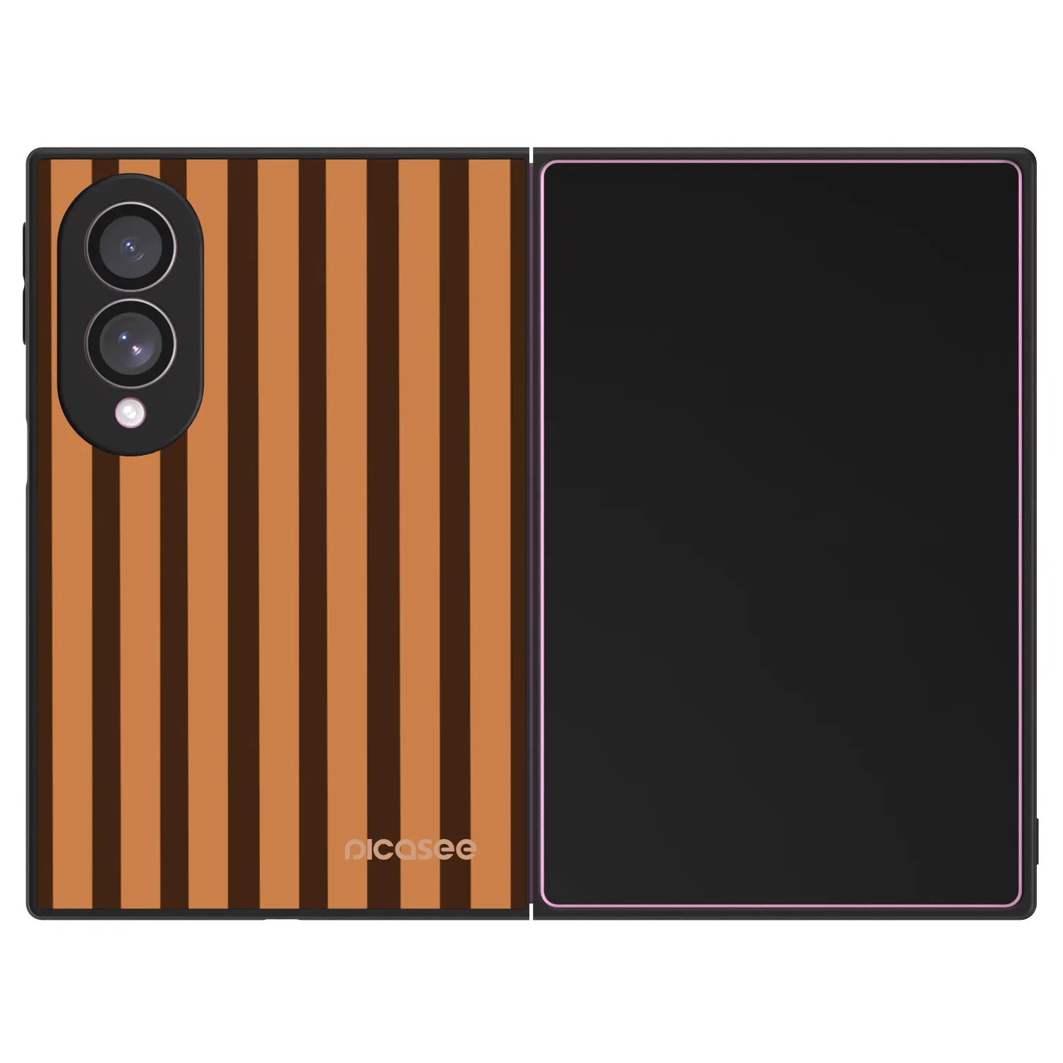 Picasee ULTIMATE CASE pentru Samsung Galaxy Z Fold8 5G - Caramel lines