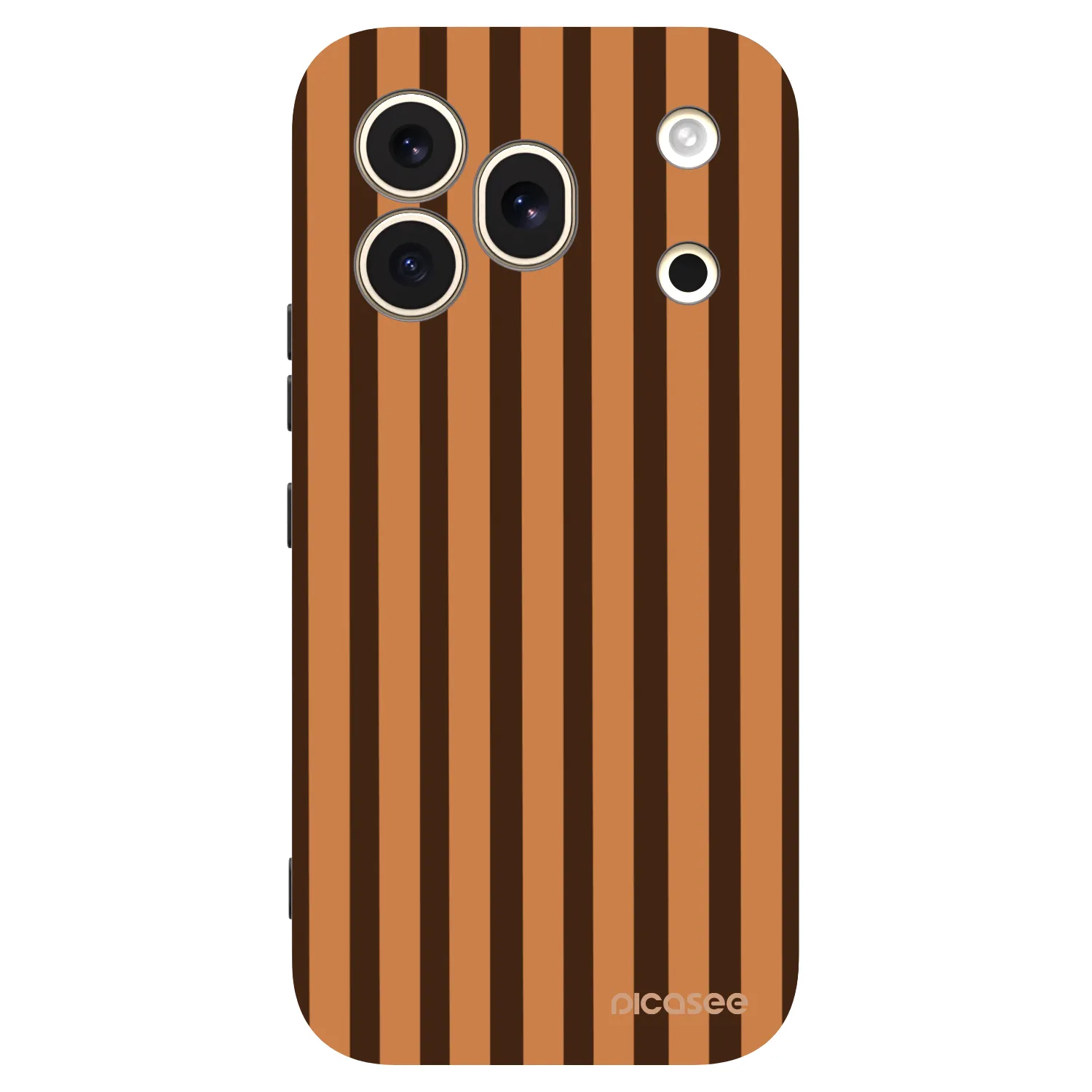 Picasee husă neagră din silicon pentru Honor 600 Pro - Caramel lines