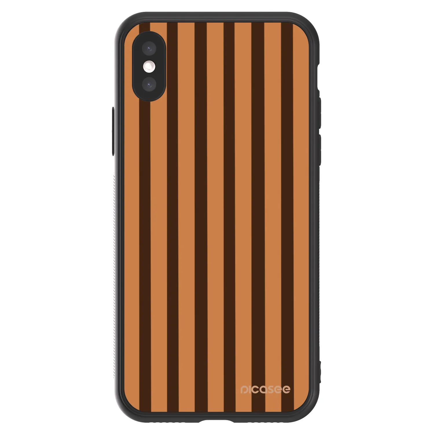 Picasee ULTIMATE CASE pentru Apple iPhone X/XS - Caramel lines