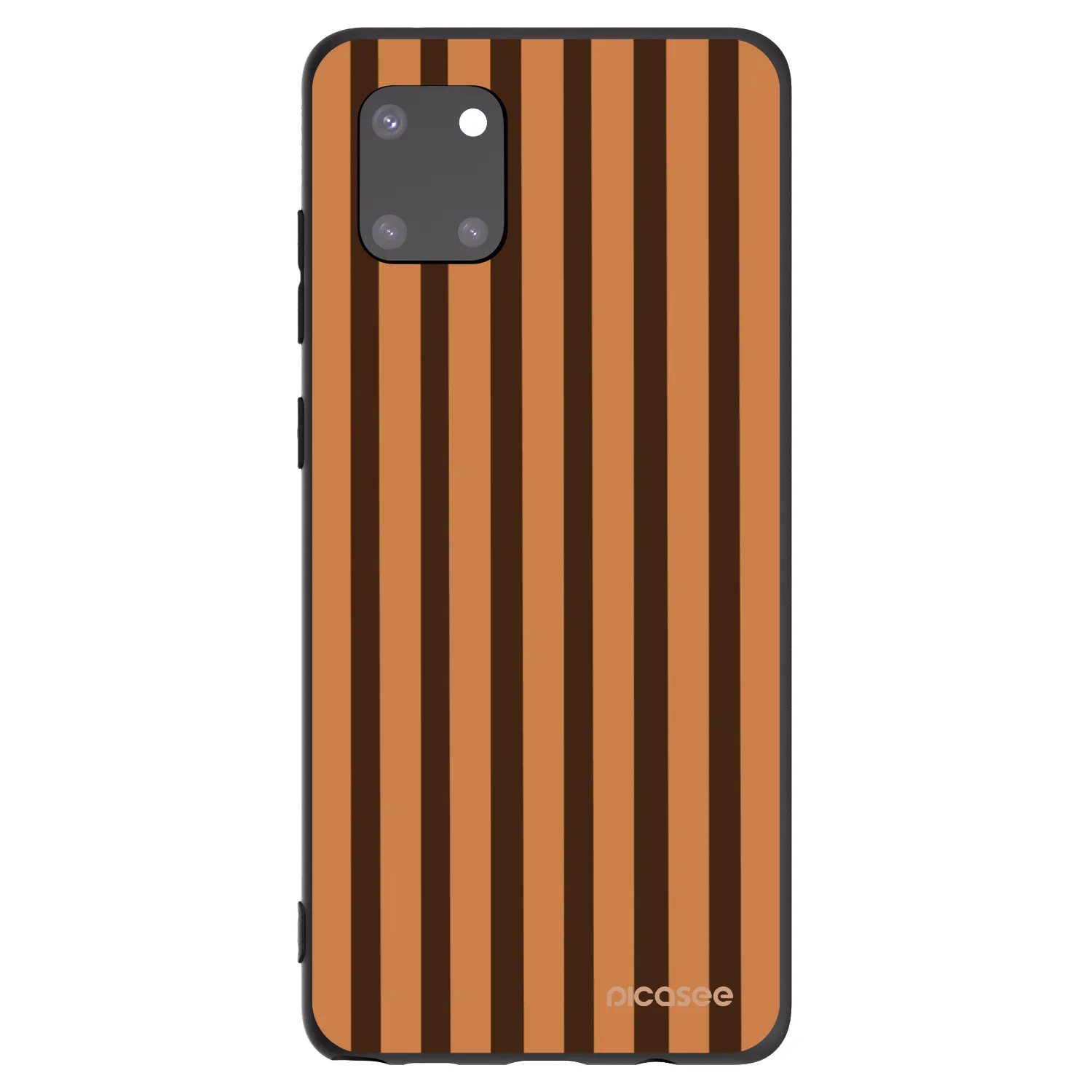 Picasee husă neagră din silicon pentru Samsung Galaxy Note 10 Lite N770F - Caramel lines