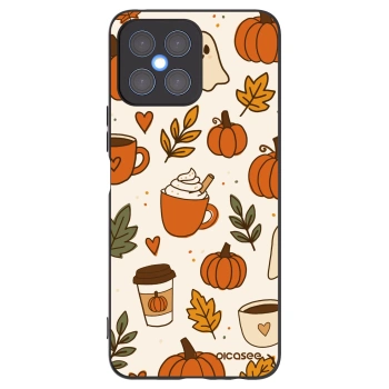 Picasee husă neagră din silicon pentru Honor X8 4G - Fall vibes