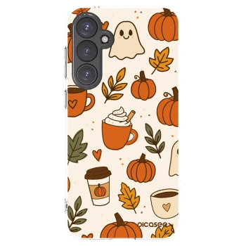 Picasee husă transparentă din silicon pentru Samsung Galaxy S23 FE S711B - Fall vibes