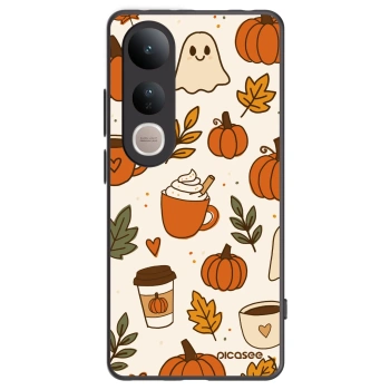 Picasee husă neagră din silicon pentru Vivo V50 Lite 5G - Fall vibes