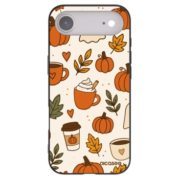 Picasee husă neagră din silicon pentru Apple iPhone Air - Fall vibes
