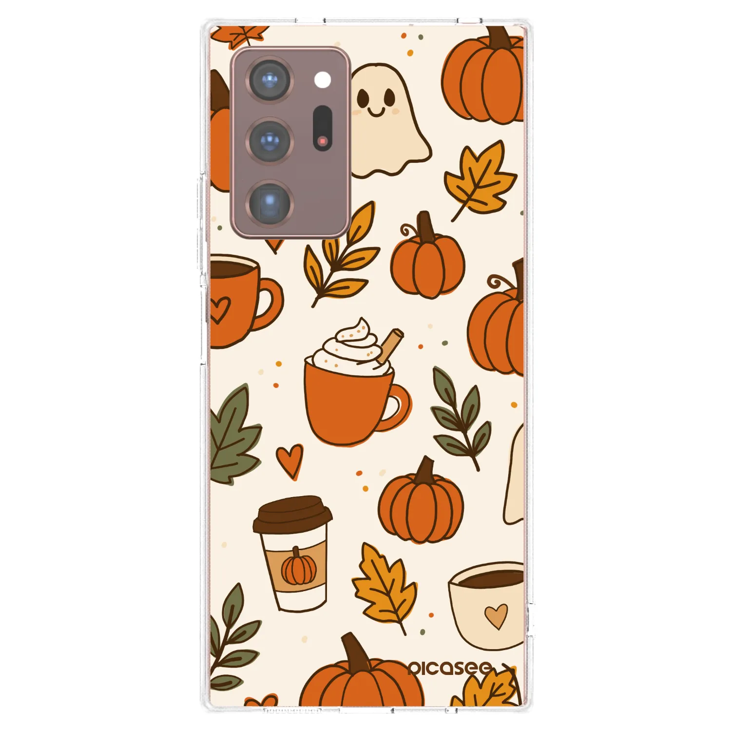 Picasee husă transparentă din silicon pentru Samsung Galaxy Note 20 Ultra - Fall vibes