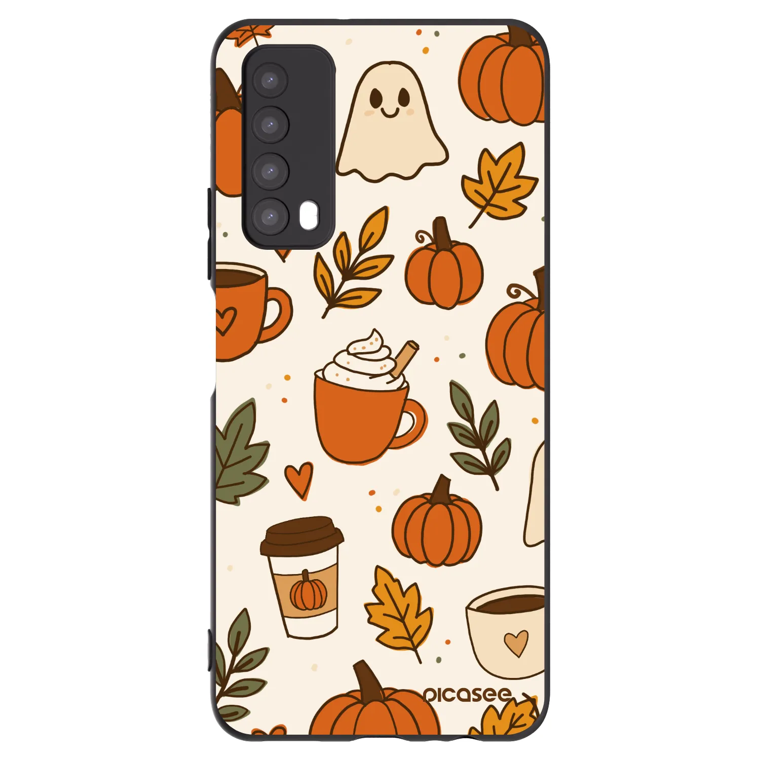 Picasee husă neagră din silicon pentru Huawei P Smart 2021 - Fall vibes