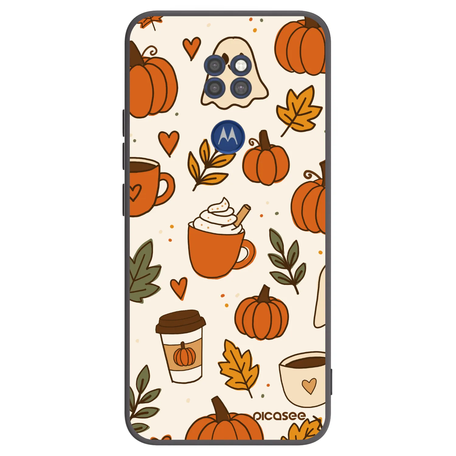 Picasee husă neagră din silicon pentru Motorola Moto G9 Play - Fall vibes