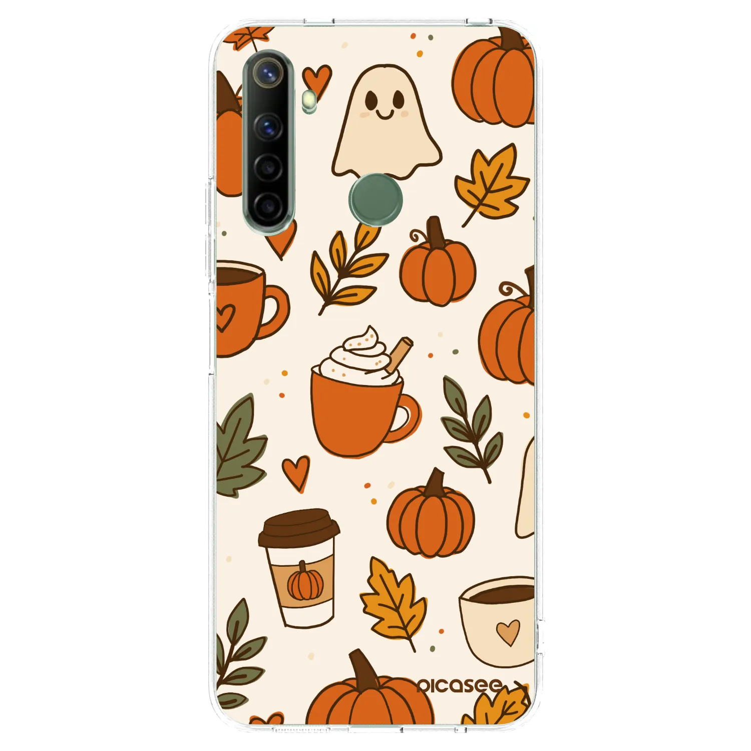 Picasee husă transparentă din silicon pentru Realme 6i - Fall vibes