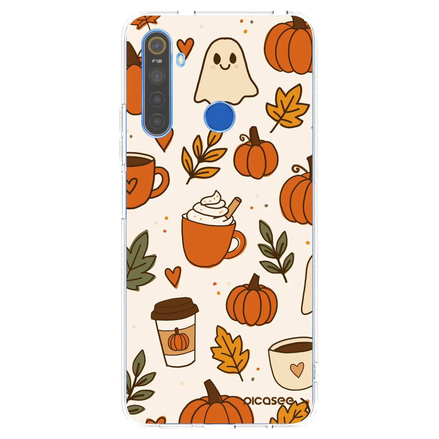 Picasee husă transparentă din silicon pentru Realme 5 - Fall vibes