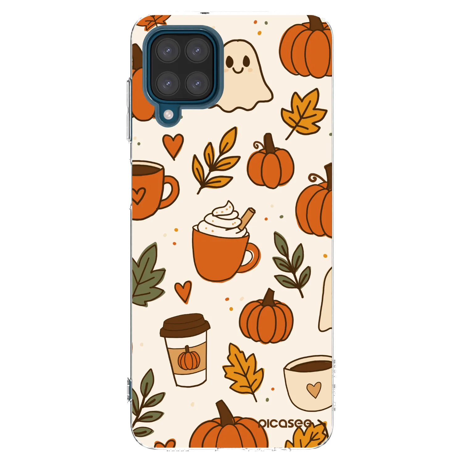 Picasee husă transparentă din silicon pentru Samsung Galaxy A12 A125F - Fall vibes