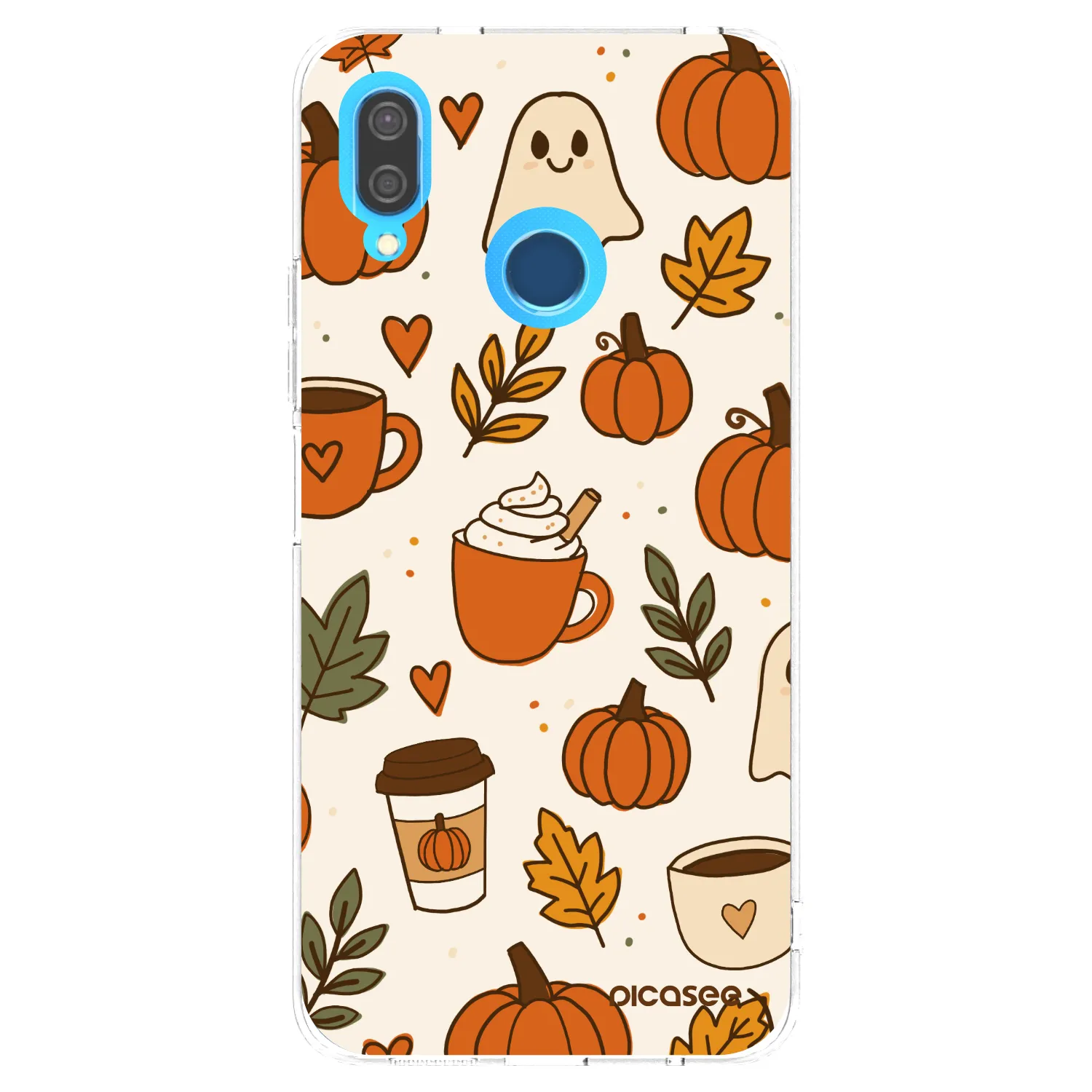 Picasee husă transparentă din silicon pentru Huawei P20 Lite - Fall vibes