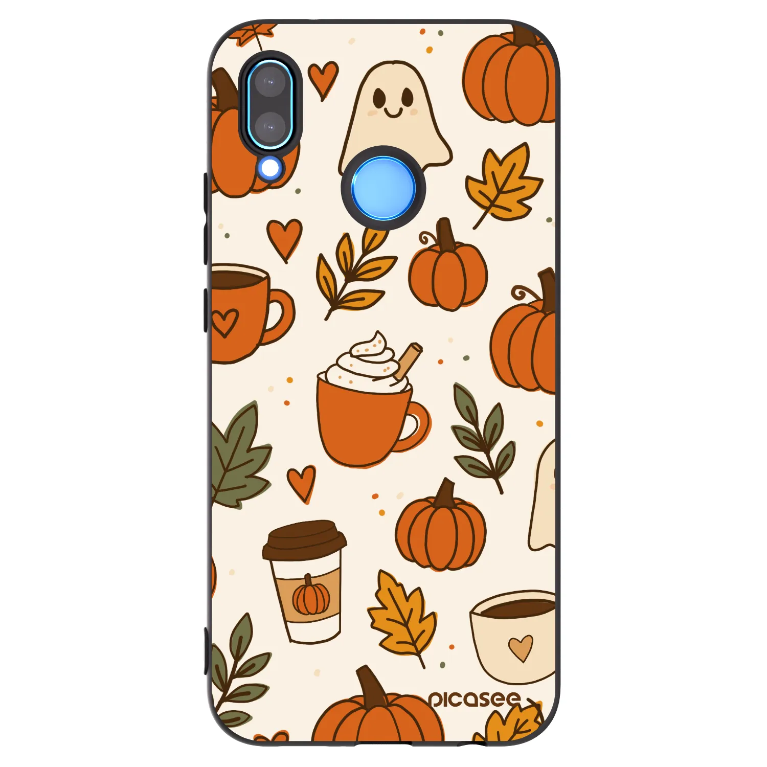 Picasee husă neagră din silicon pentru Huawei P20 Lite - Fall vibes