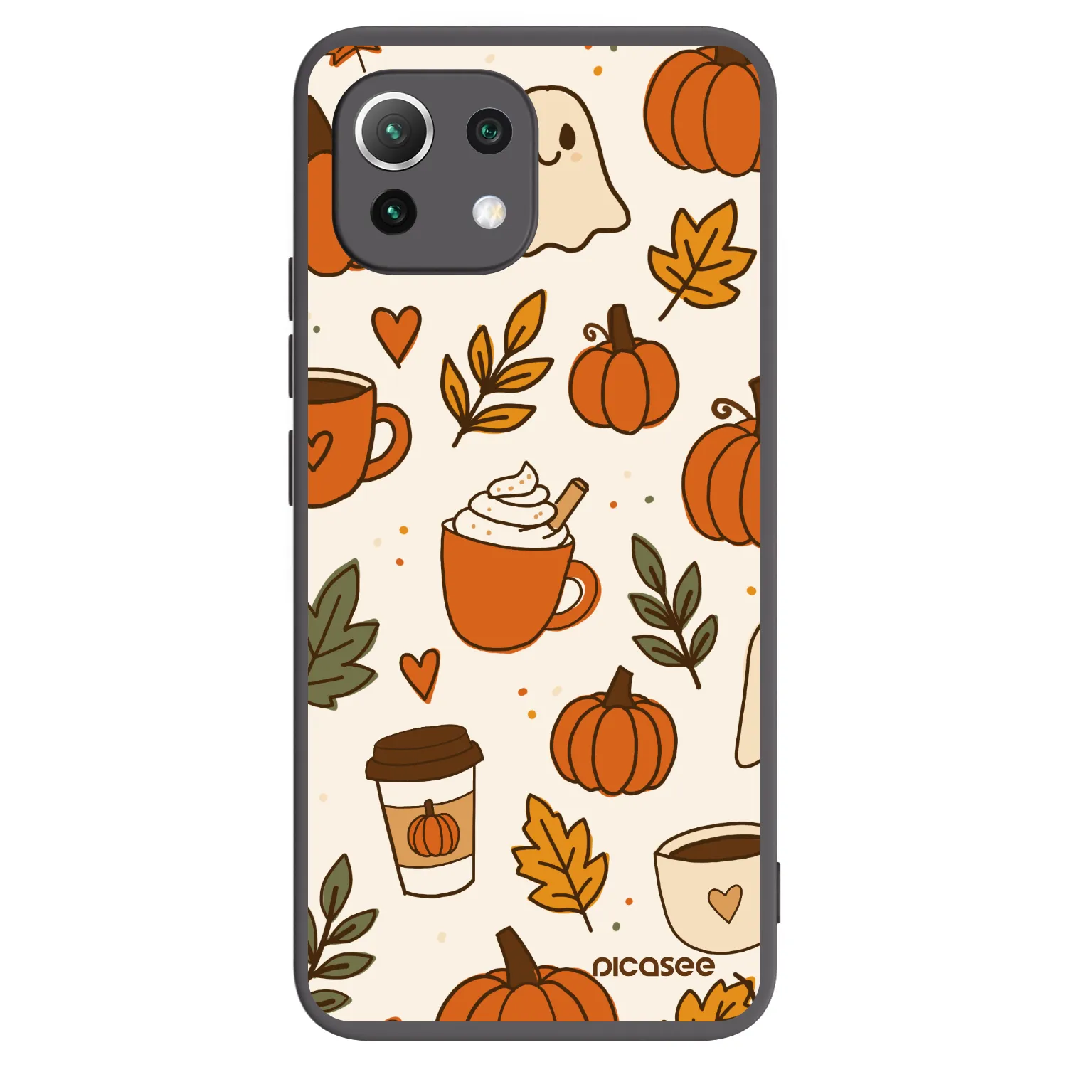 Picasee husă neagră din silicon pentru Xiaomi Mi 11 Lite - Fall vibes
