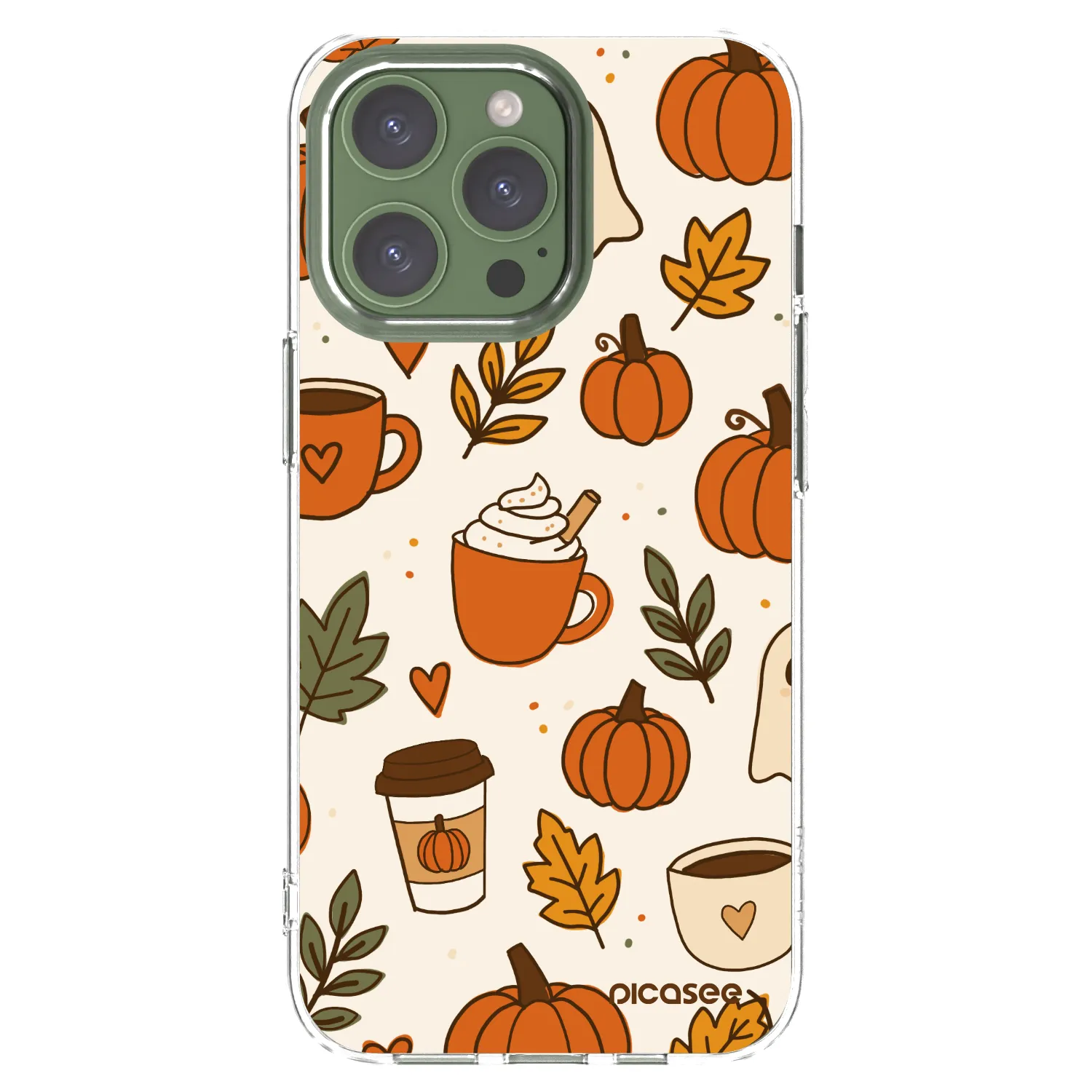 Picasee husă transparentă din silicon pentru Apple iPhone 13 Pro - Fall vibes