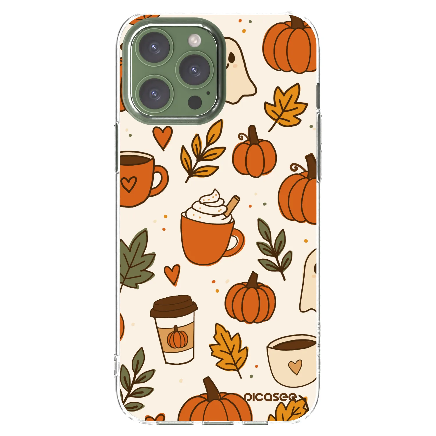 Picasee husă transparentă din silicon pentru Apple iPhone 13 Pro Max - Fall vibes
