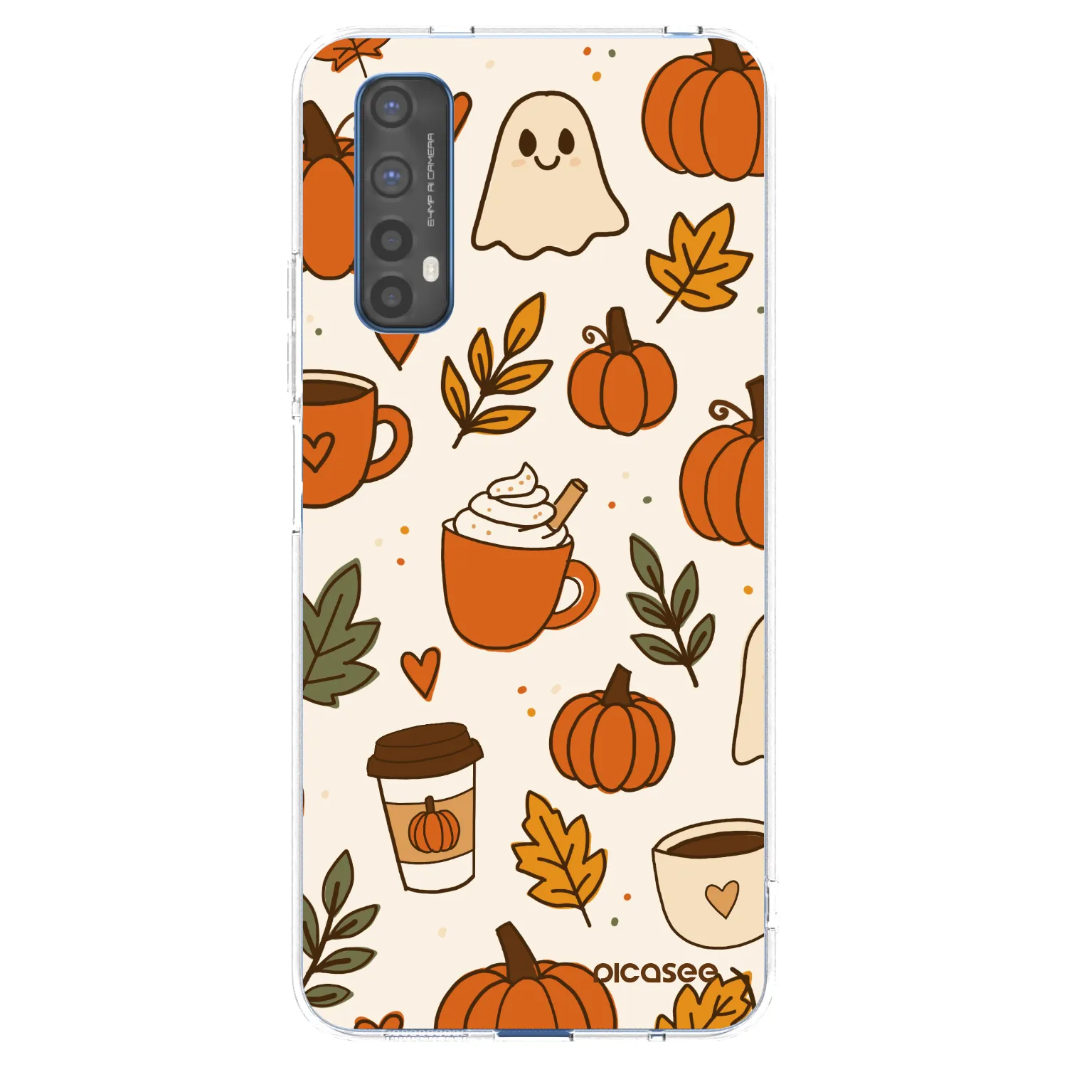 Picasee husă transparentă din silicon pentru Realme 7 - Fall vibes