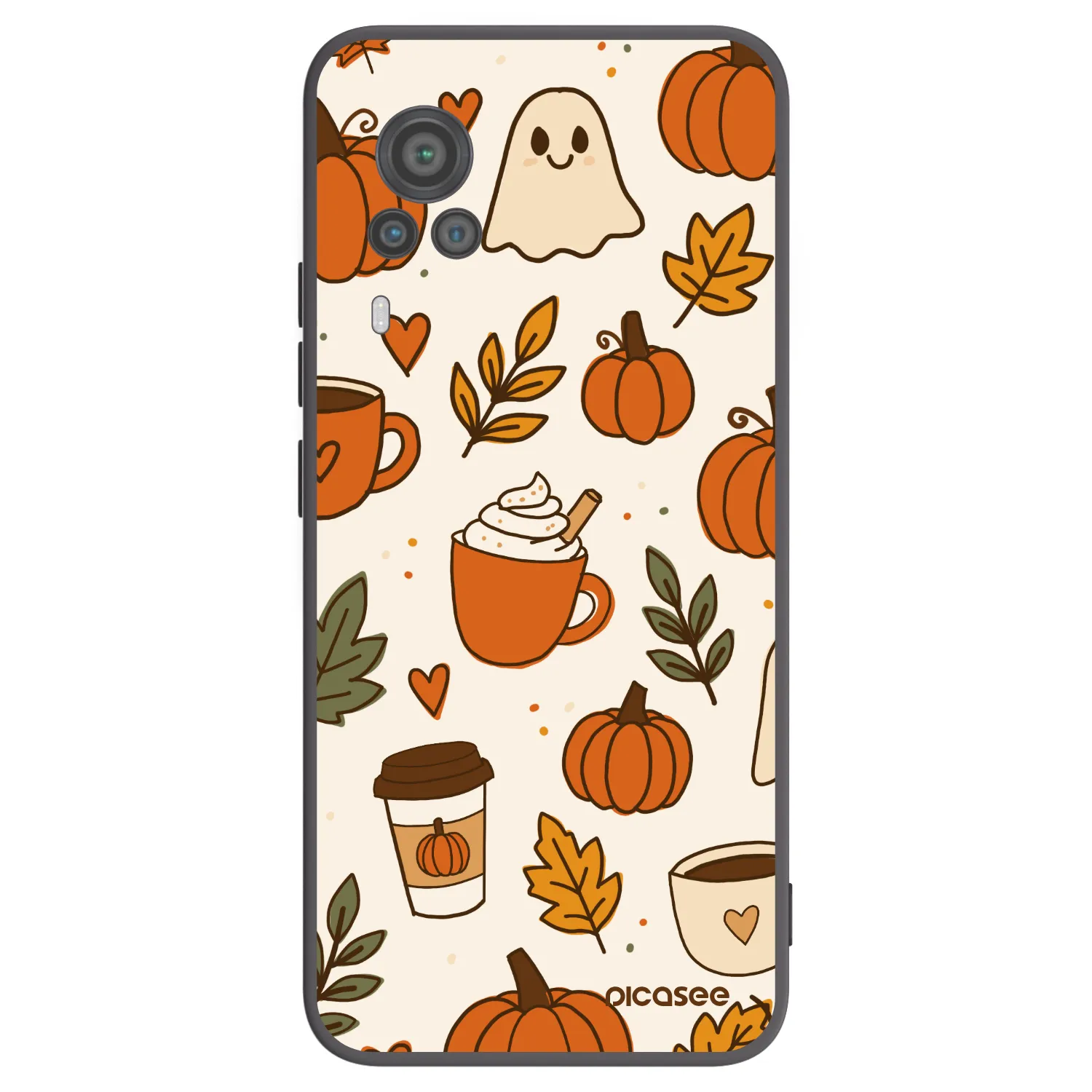 Picasee husă neagră din silicon pentru Vivo X60 Pro 5G - Fall vibes