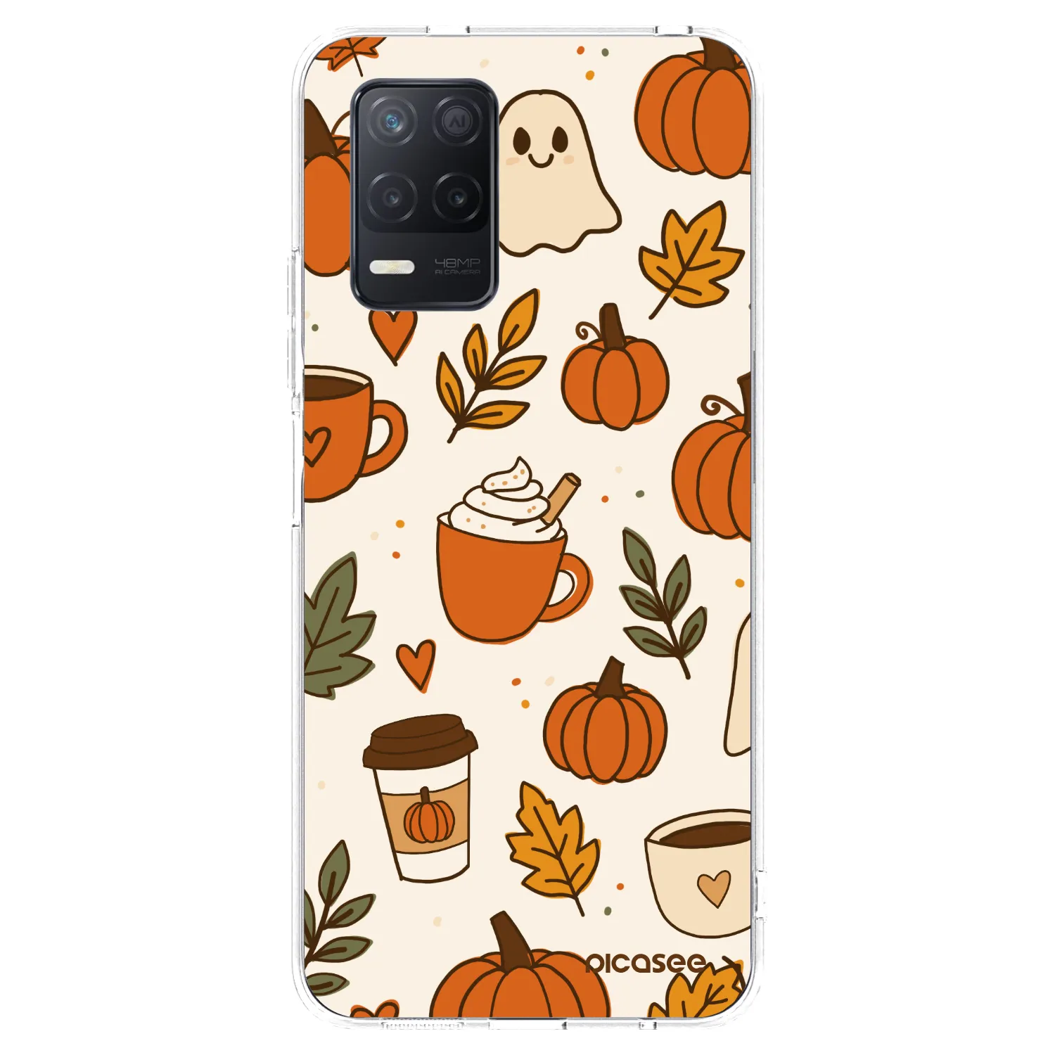 Picasee husă transparentă din silicon pentru Realme 8 5G - Fall vibes