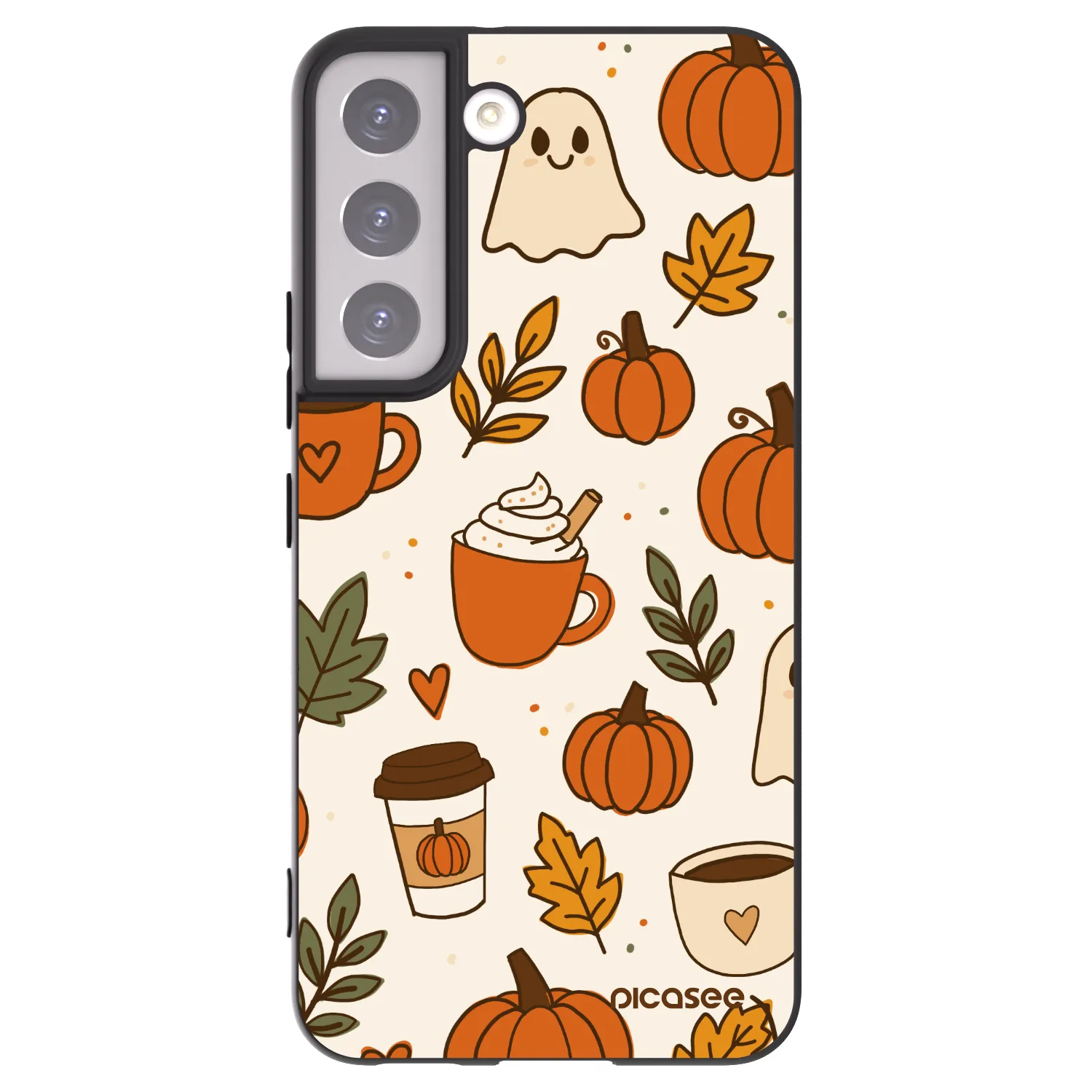 Picasee husă neagră din silicon pentru Samsung Galaxy S22 5G - Fall vibes